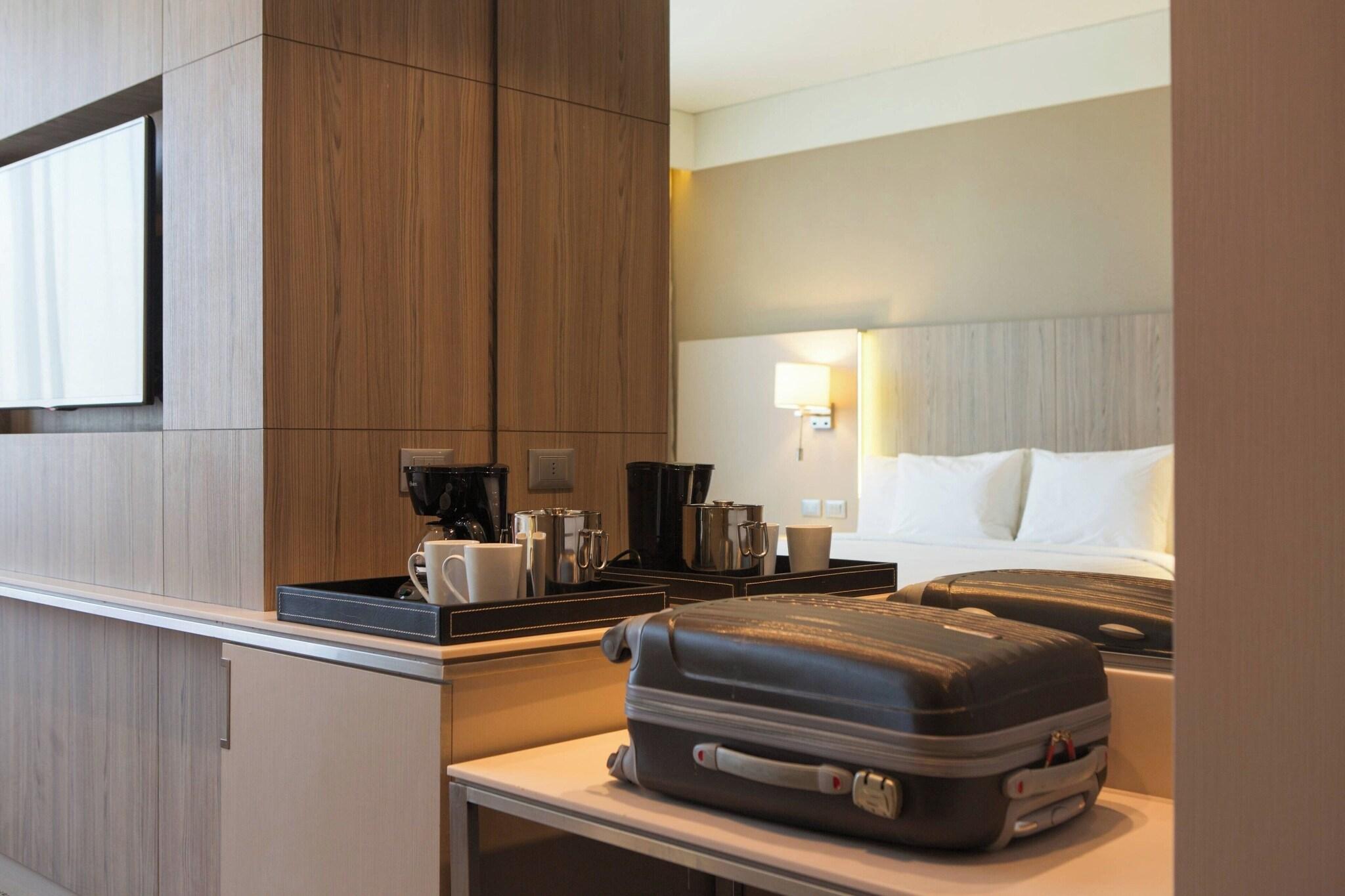 Quadruple City View Two Double Beds