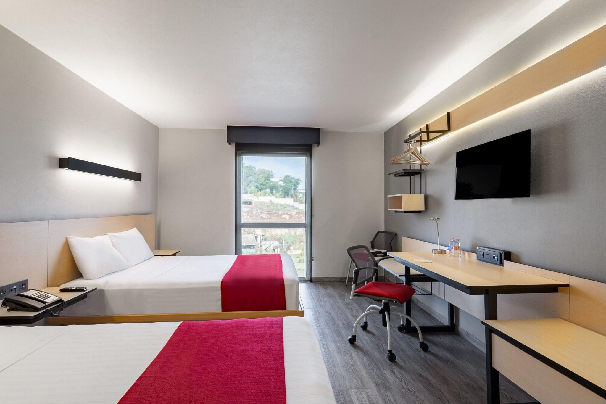 Double Two Double Beds