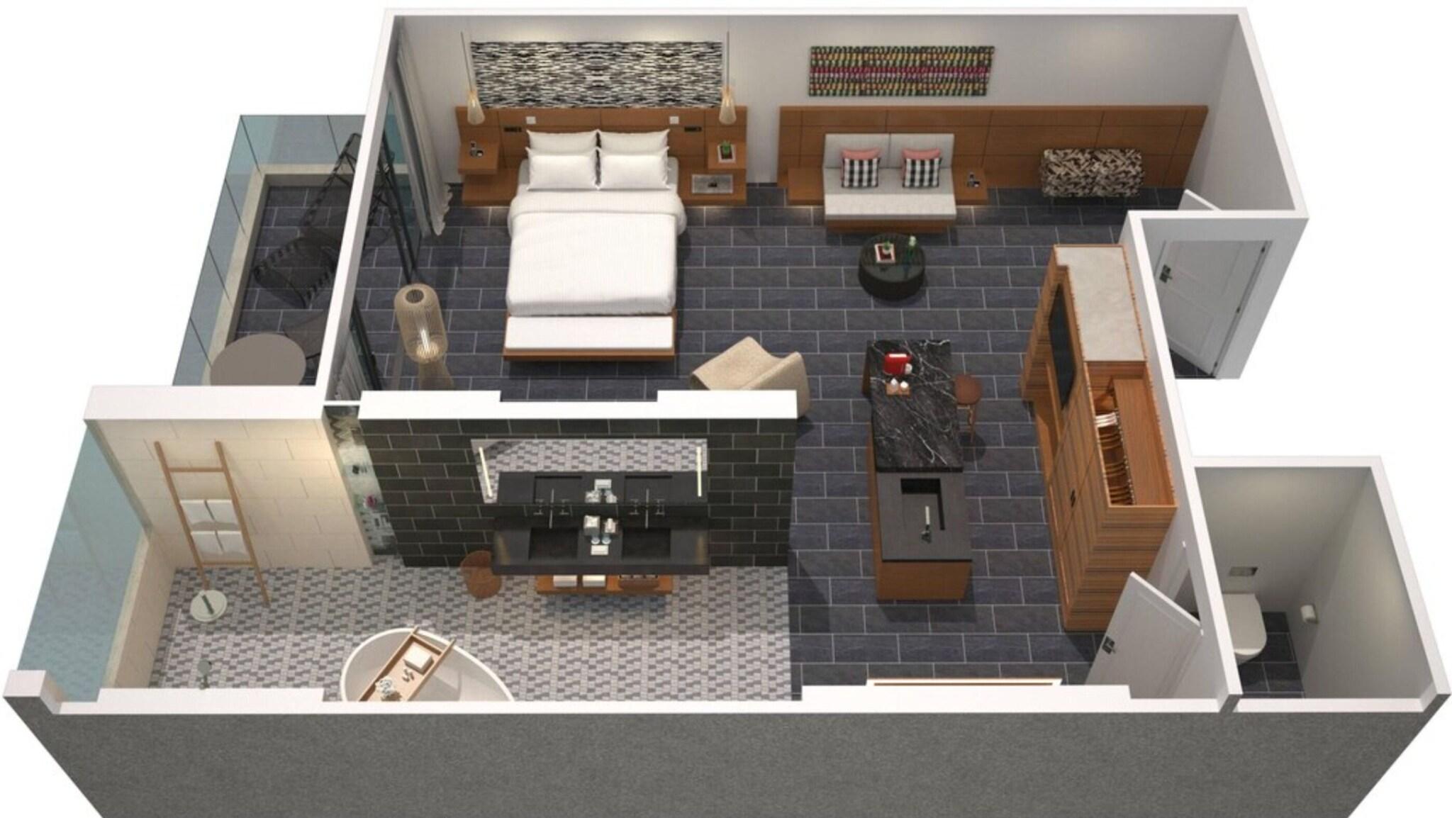 Suite Garden View King Bed