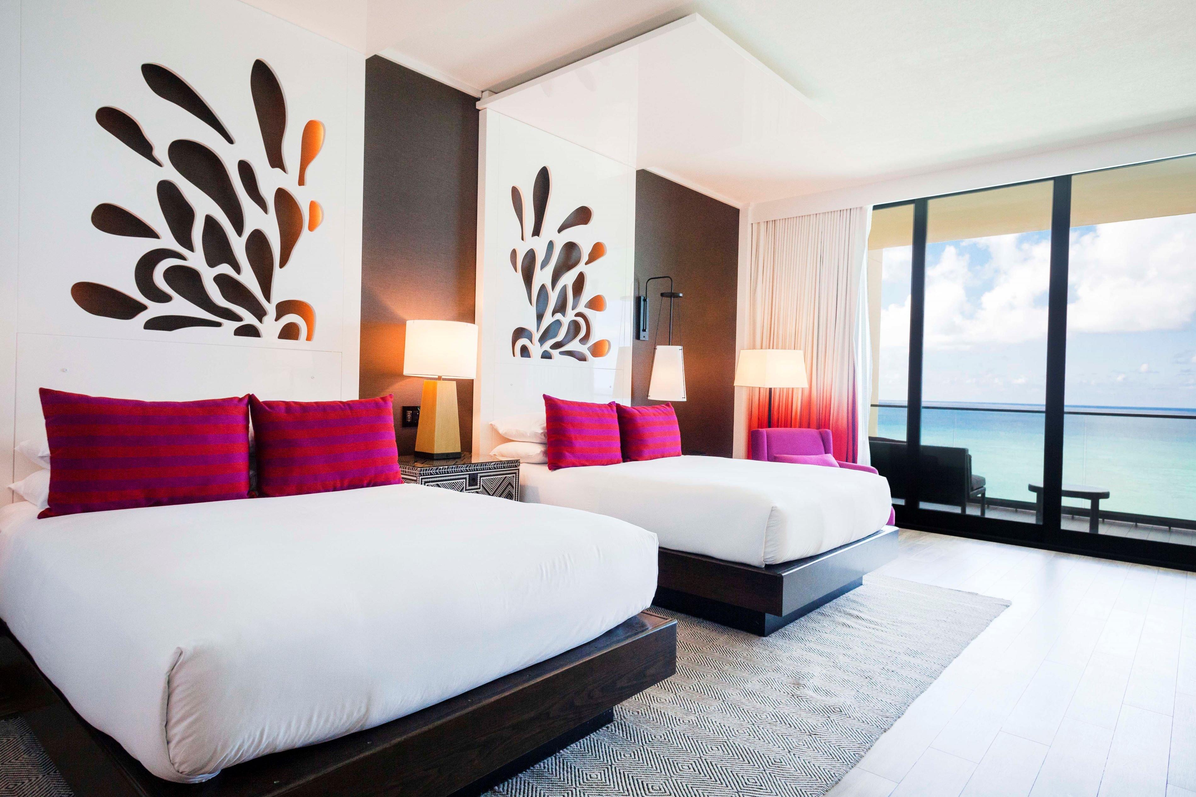 Quadruple Ocean View Two Queen Beds