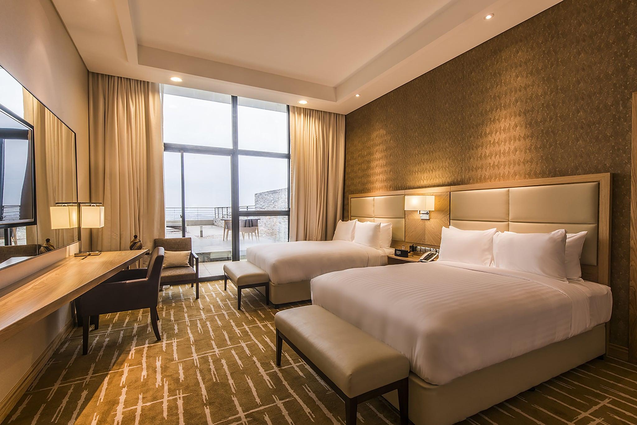 Double City View Two Double Beds