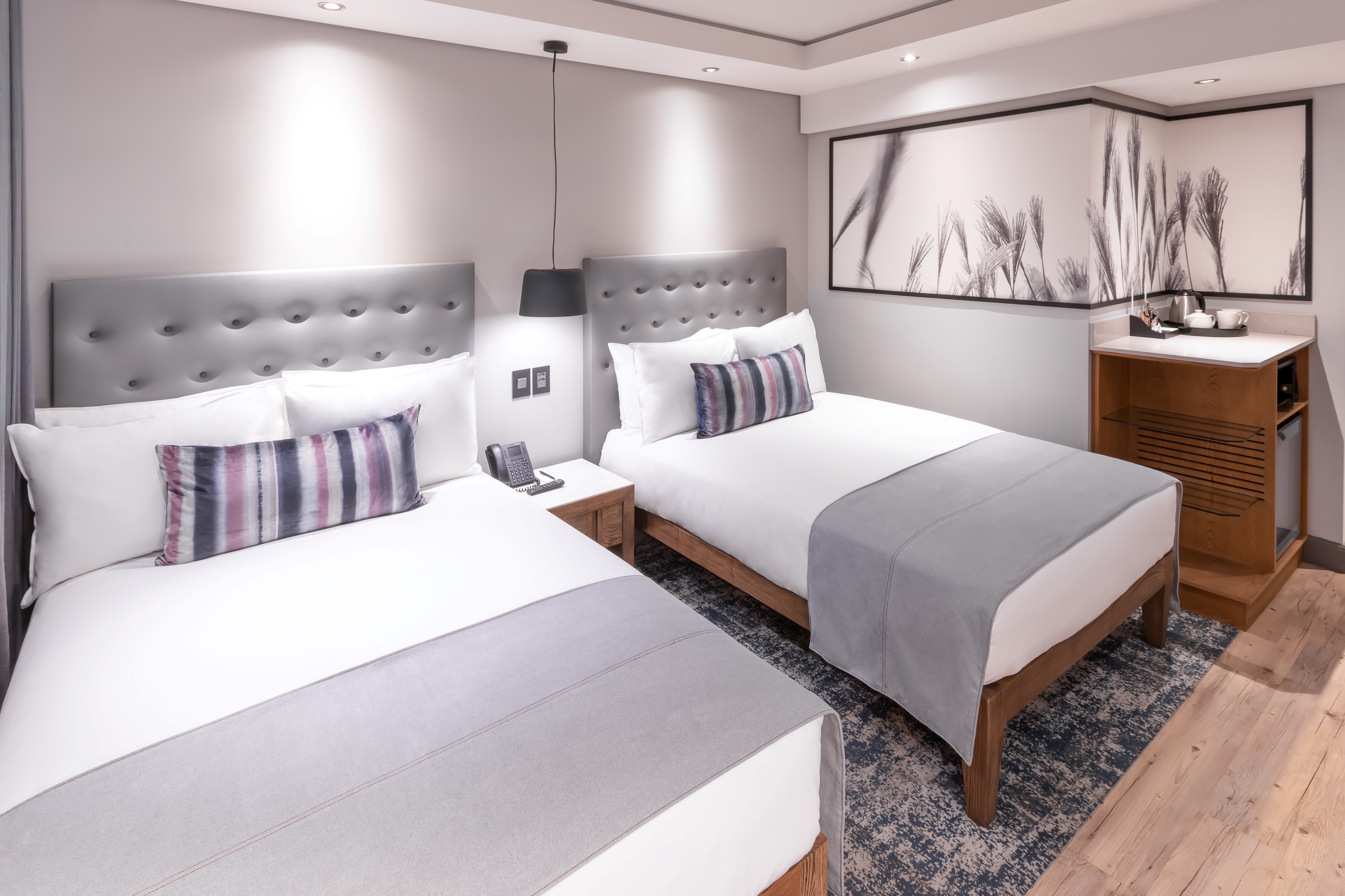 Room Two Double Beds Non Smoking