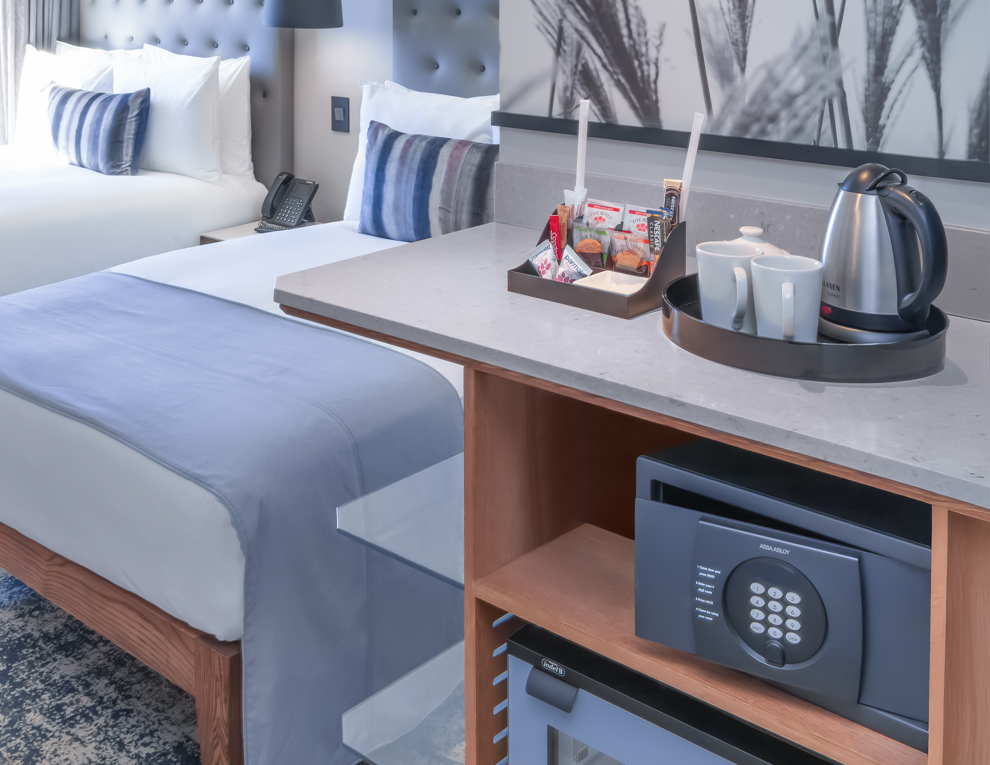 Room Two Double Beds Non Smoking