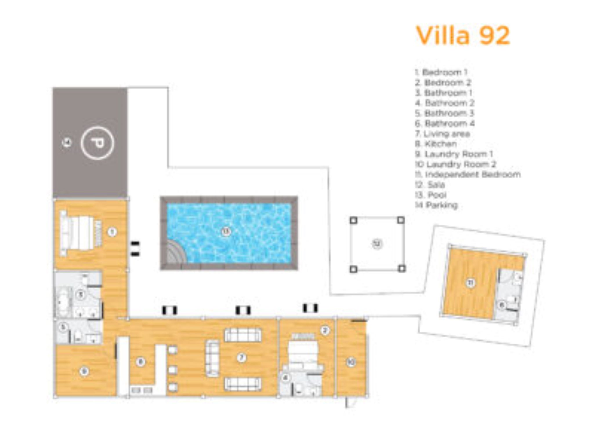 Villa Four Bedrooms