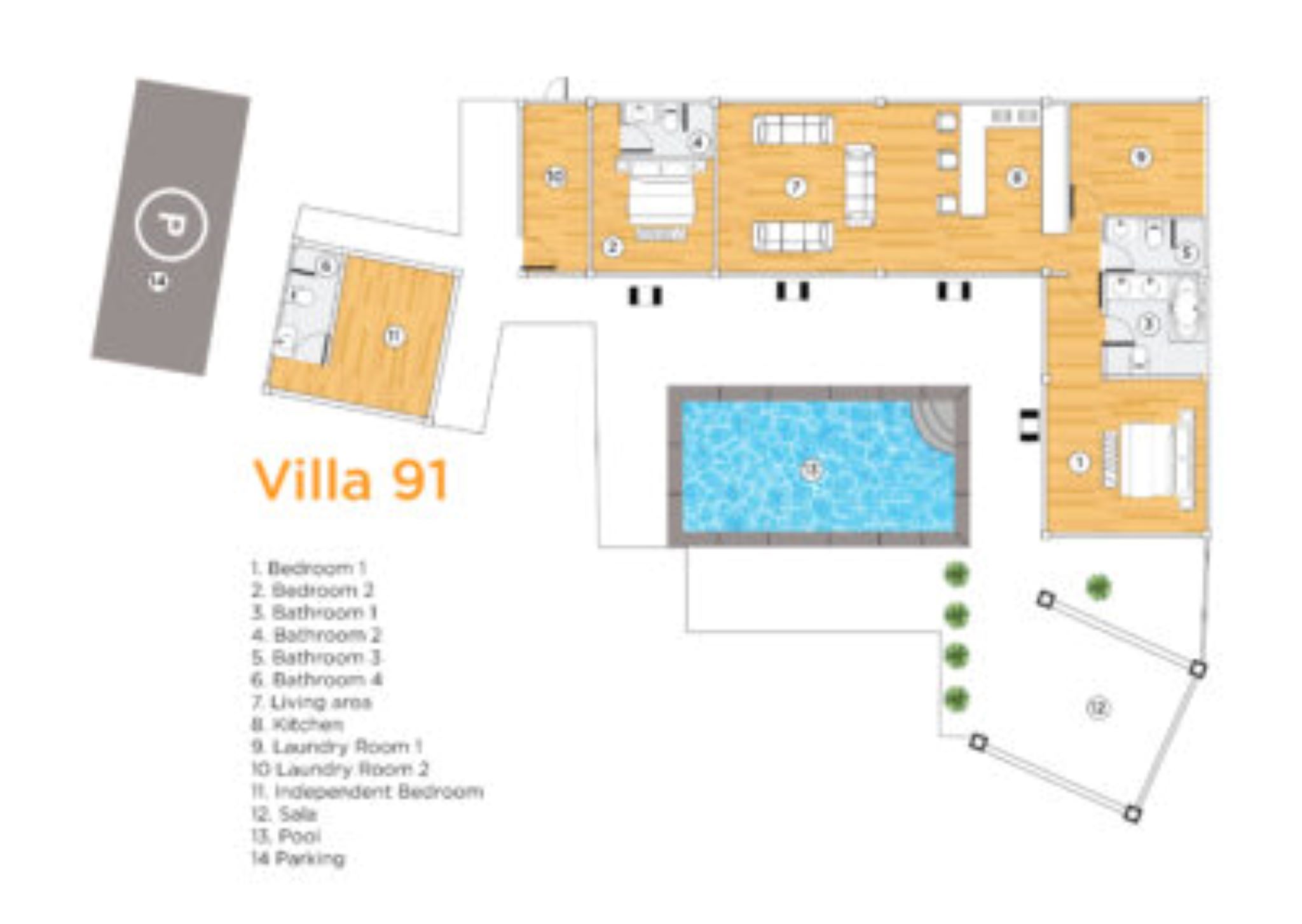 Villa Four Bedrooms