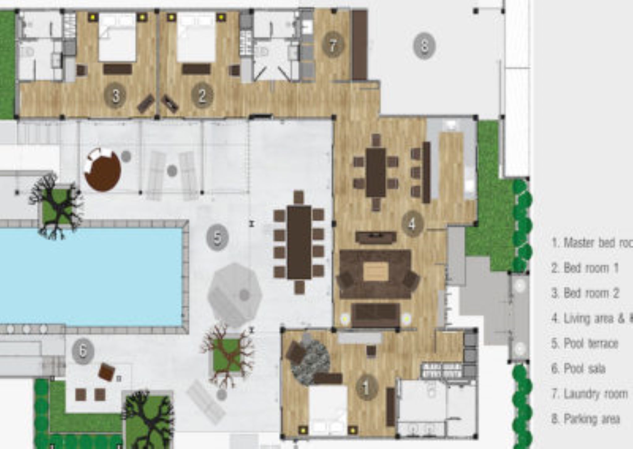 Villa Three Bedrooms with Private Pool