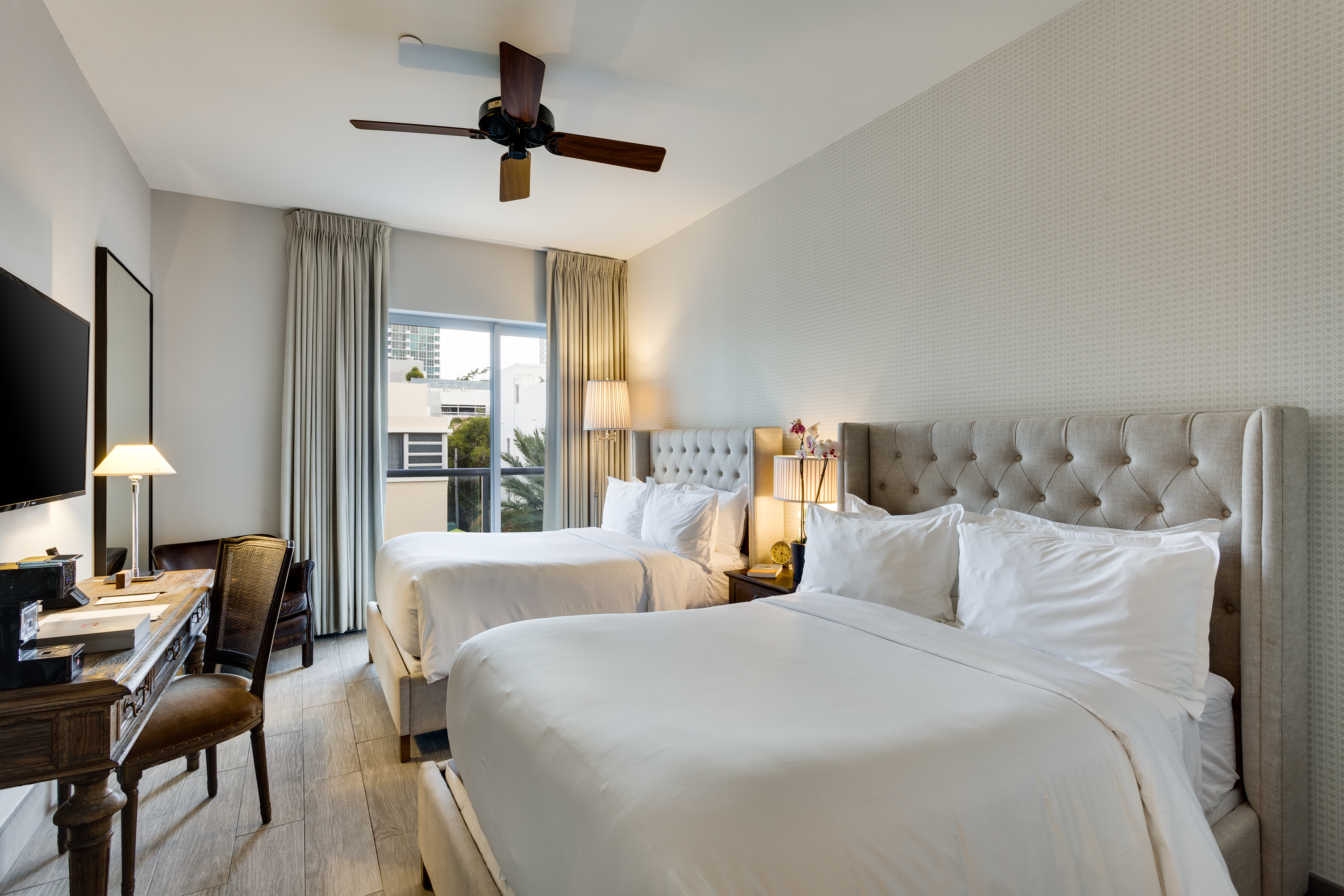 Double Pool View Two Double Beds