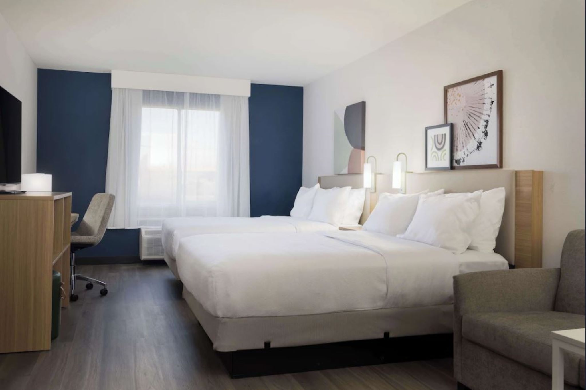 Double Two Queen Beds