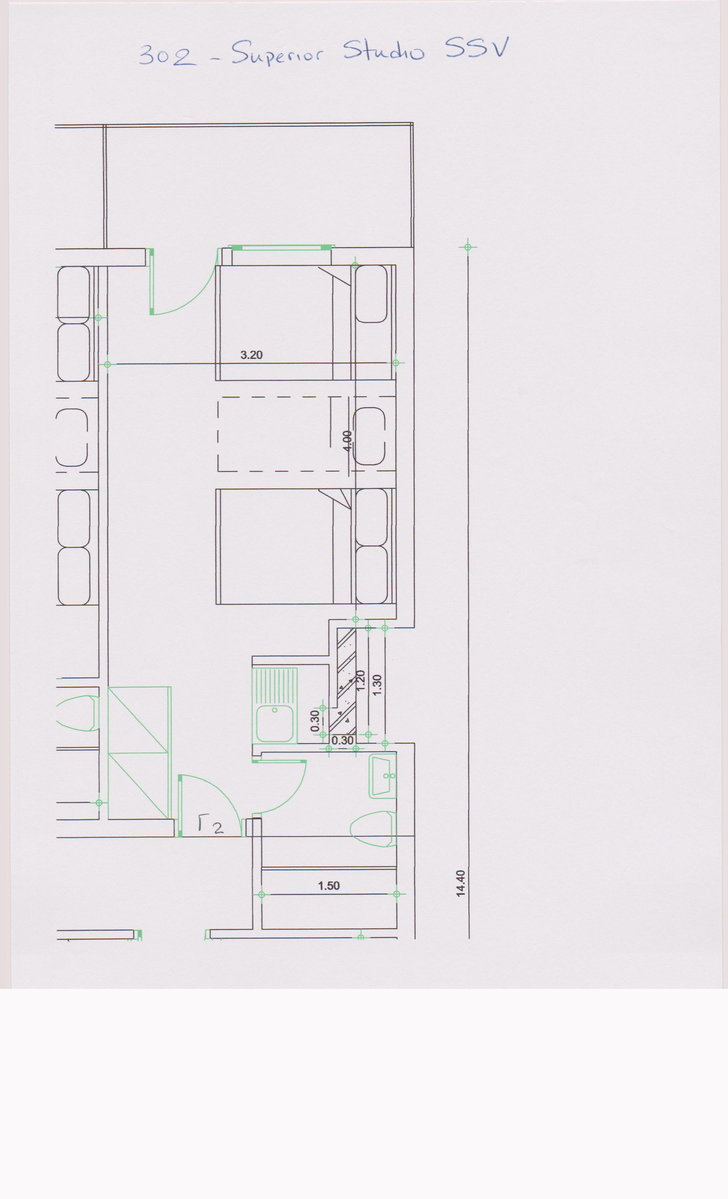 Studio Superior Side Sea View