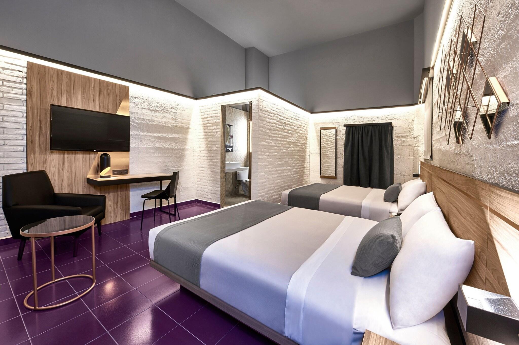 Double Two Queen Beds