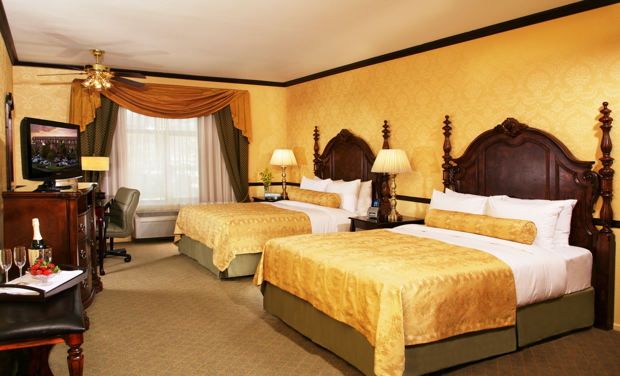 Double Two Queen Beds