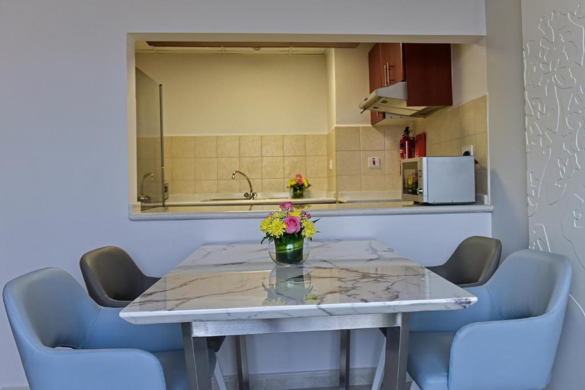 Double Single Garden View One Bedroom