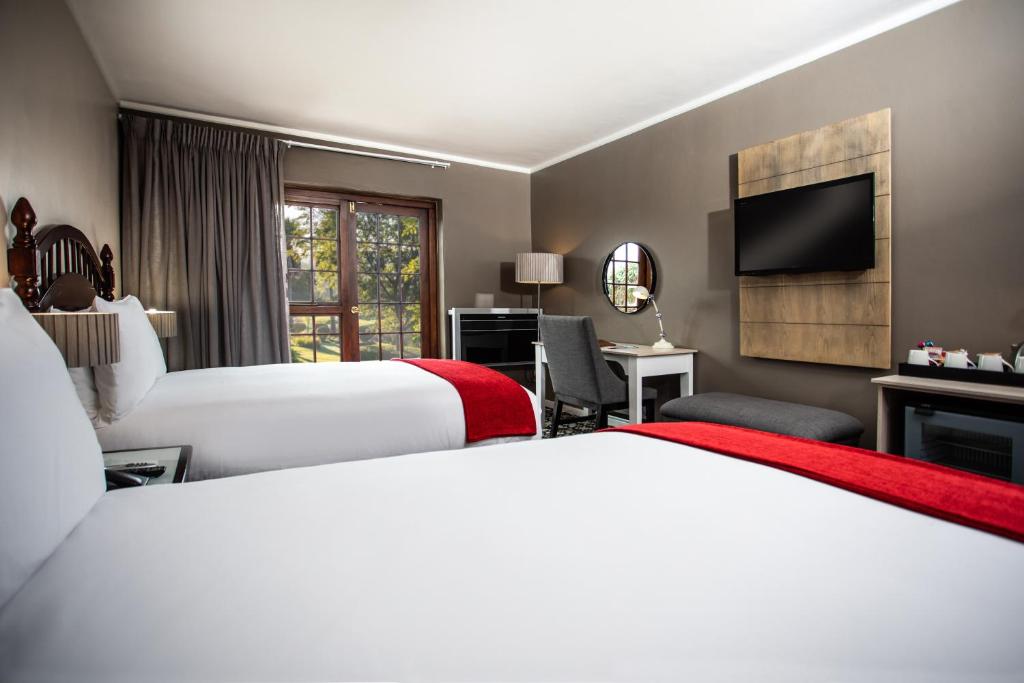 Room Two Double Beds Non Smoking