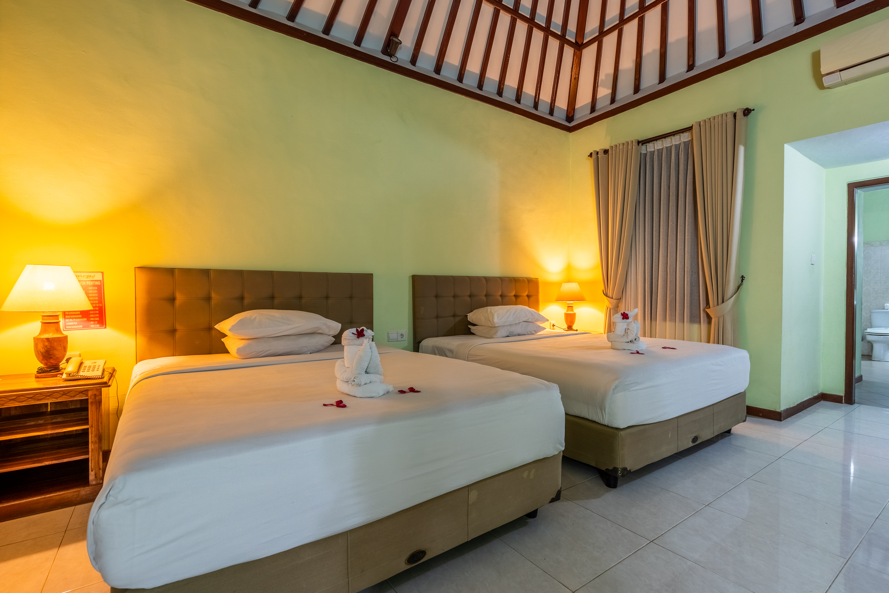 Twin Executive 2 Double Beds