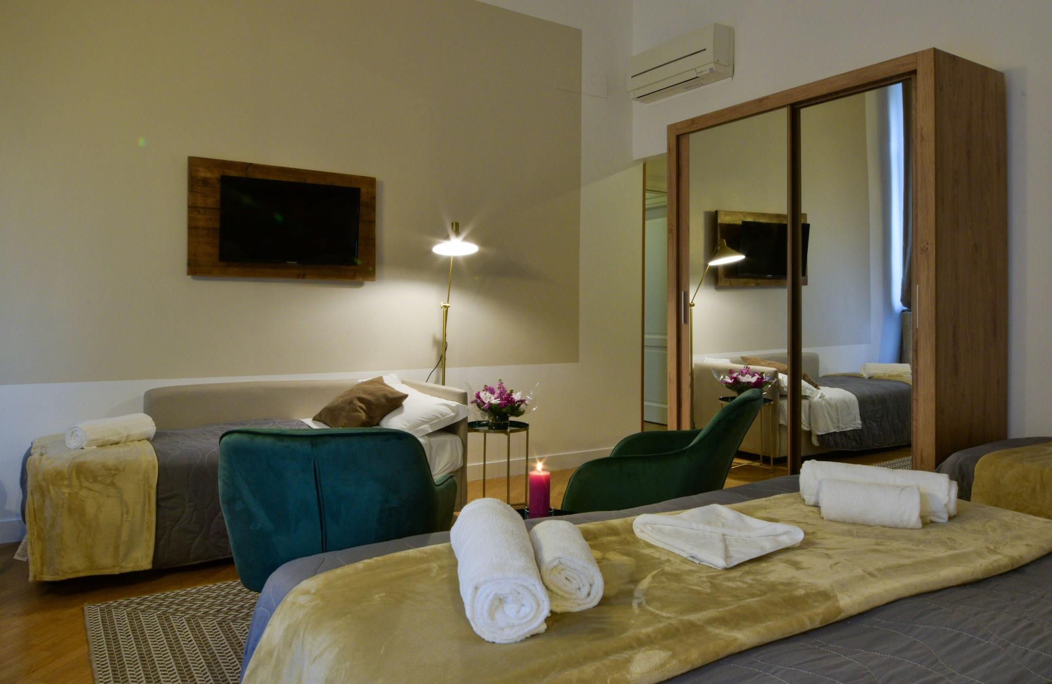 Double Two Double Beds