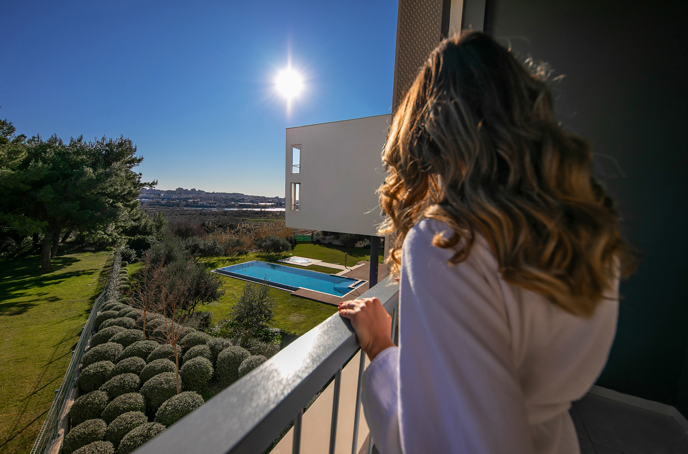 Double Single Deluxe with Balcony