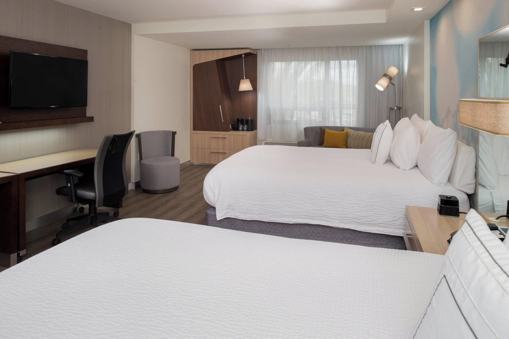 Double Two Queen Beds