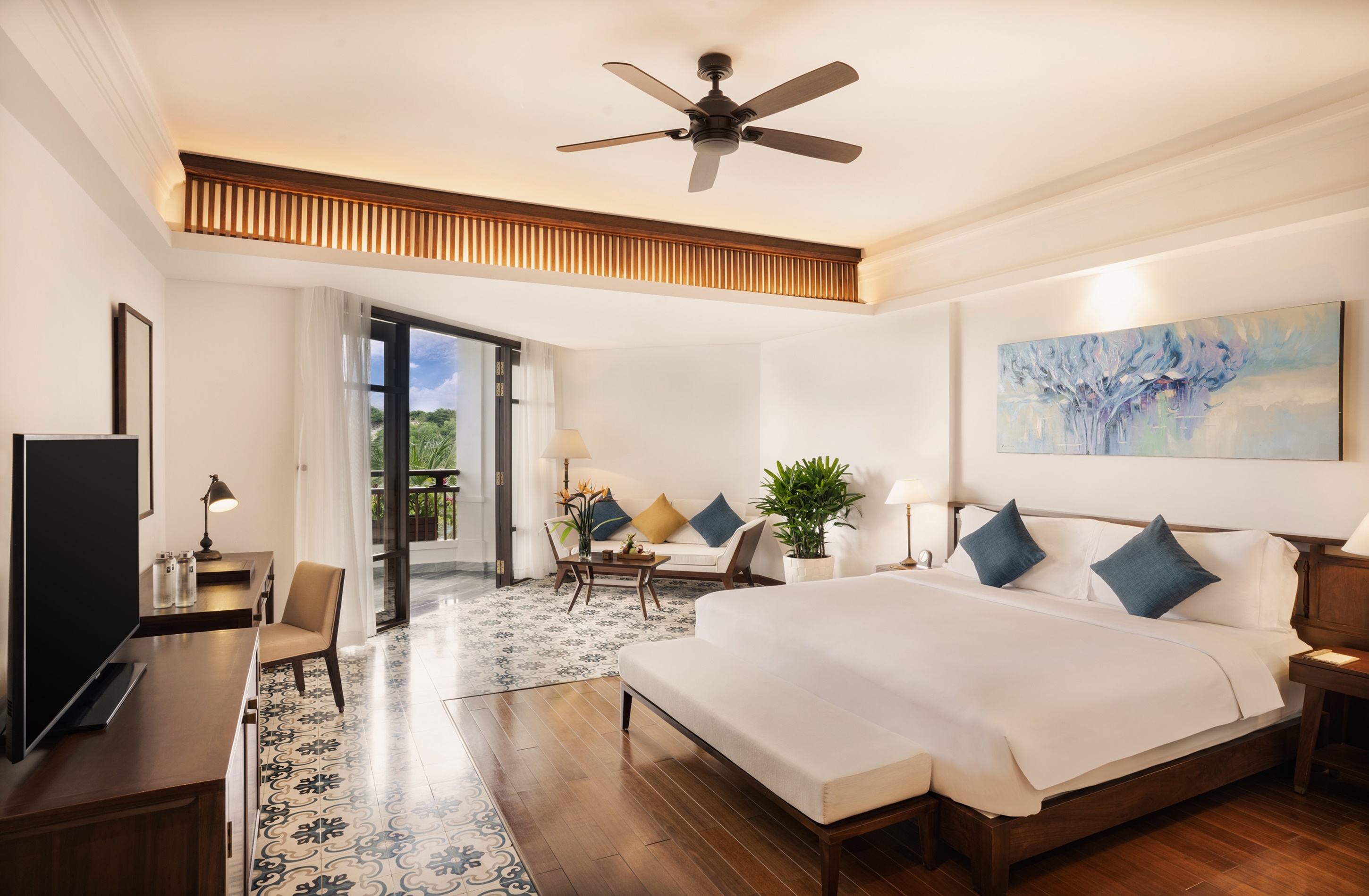 Double Garden View with Balcony