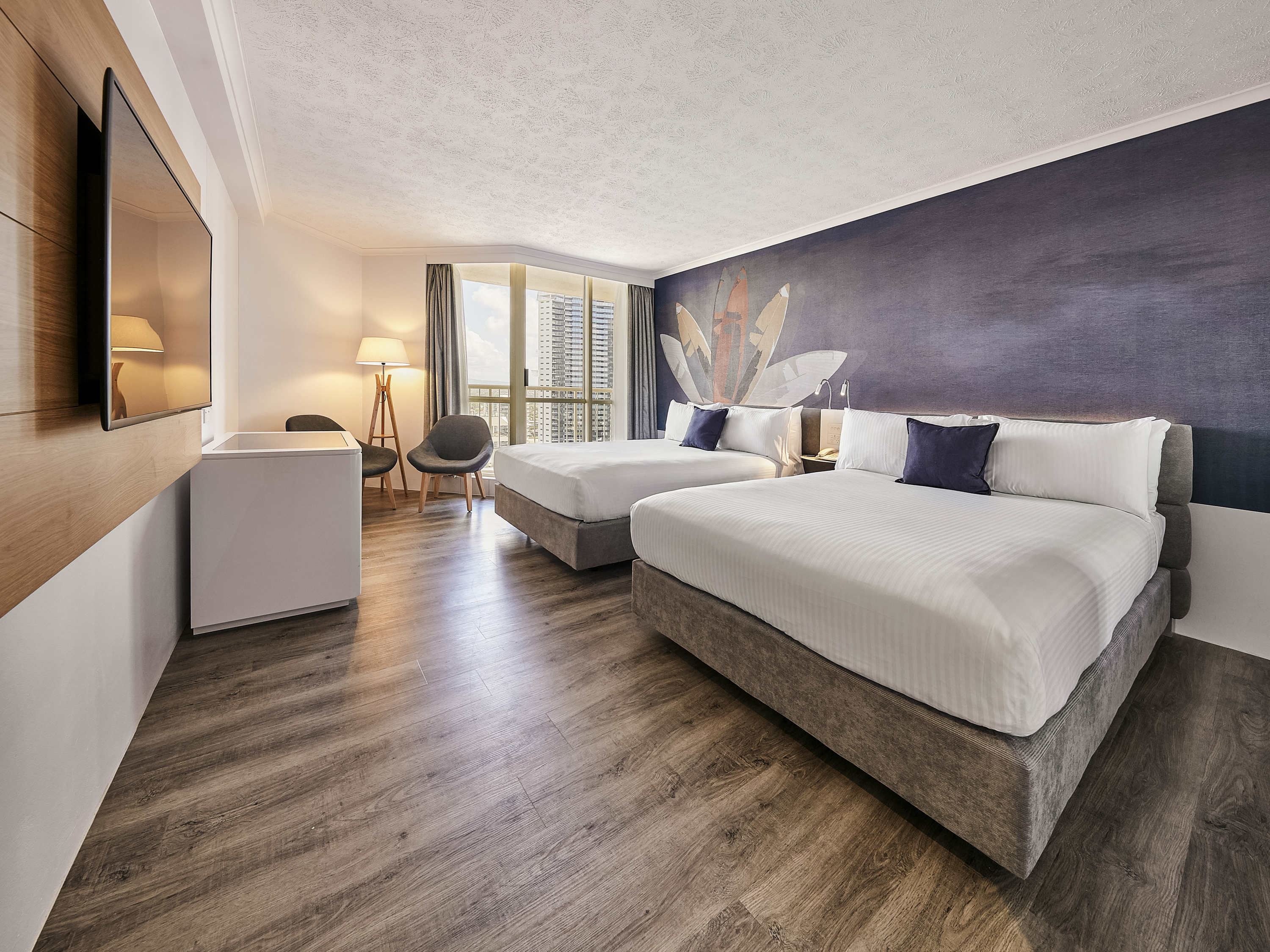 Double Deluxe Two Double Beds