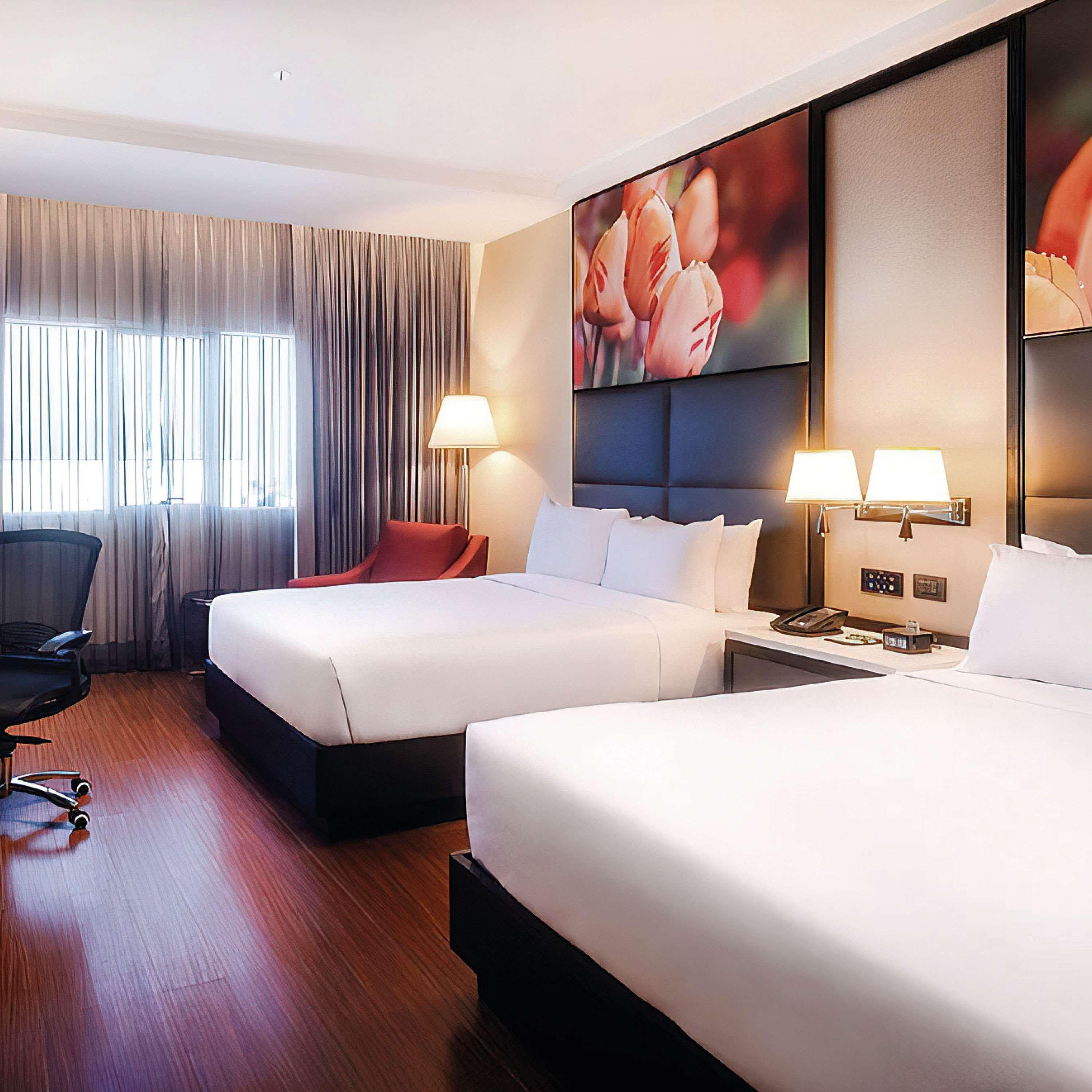 Double Two Queen Beds