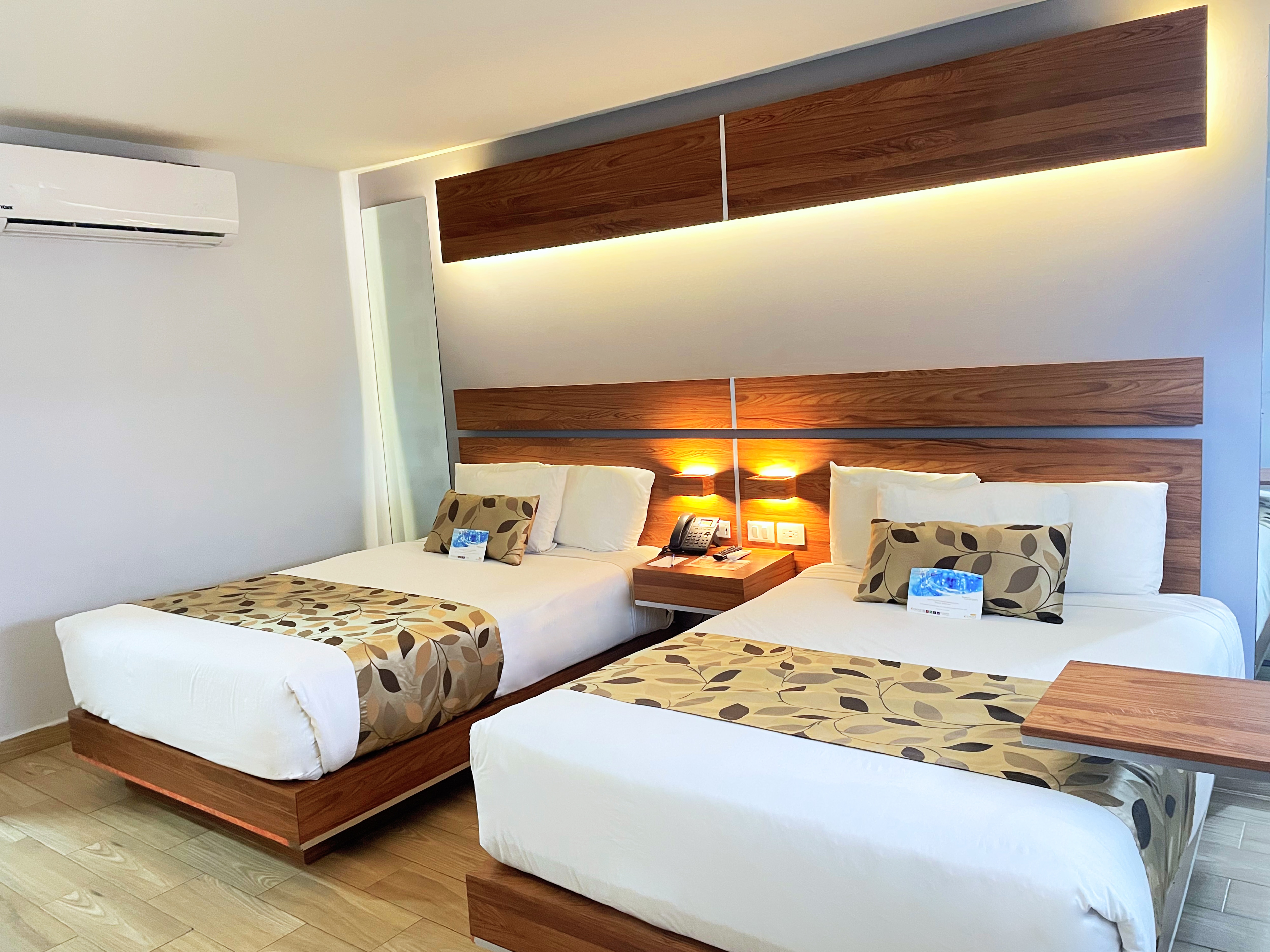 Double Two Double Beds