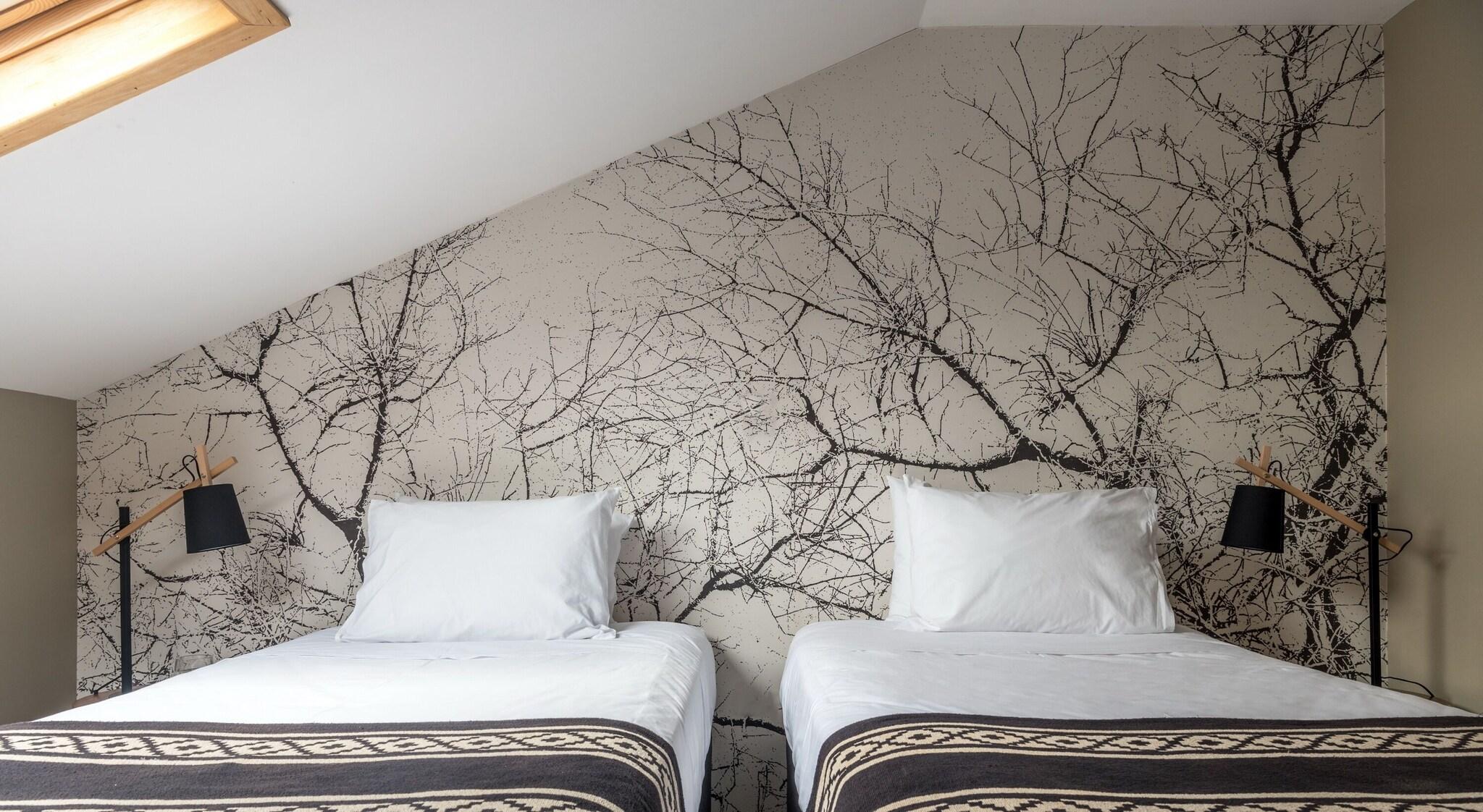 Twin Two Double Beds