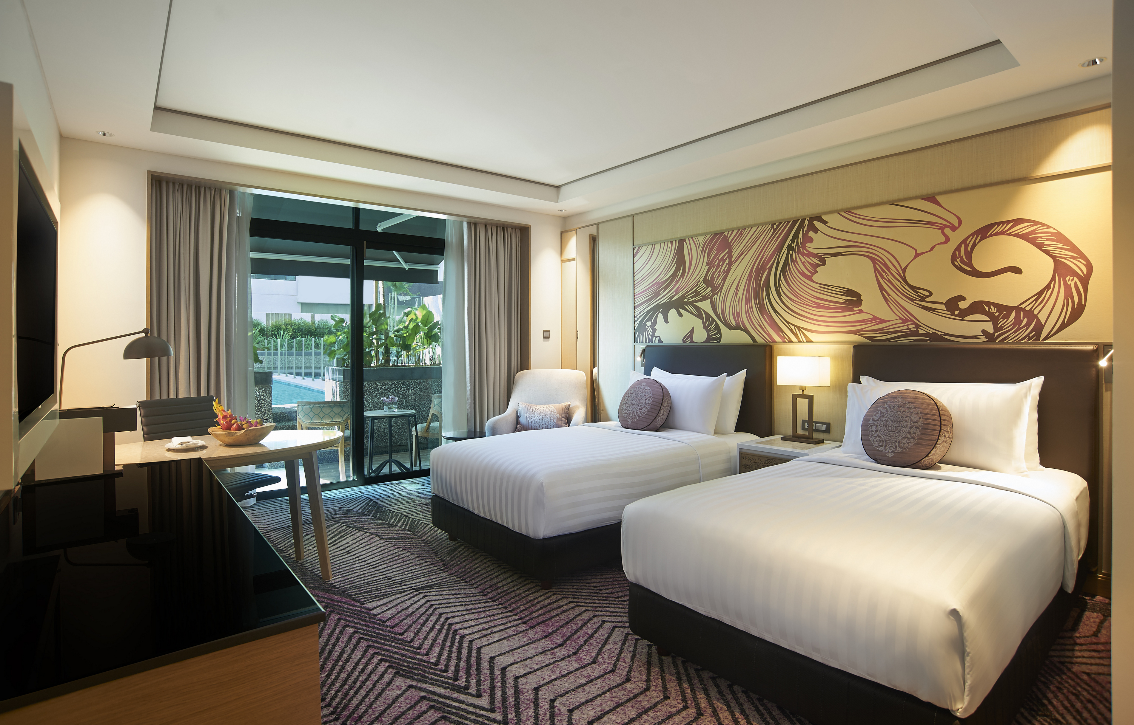 Twin Deluxe Pool View