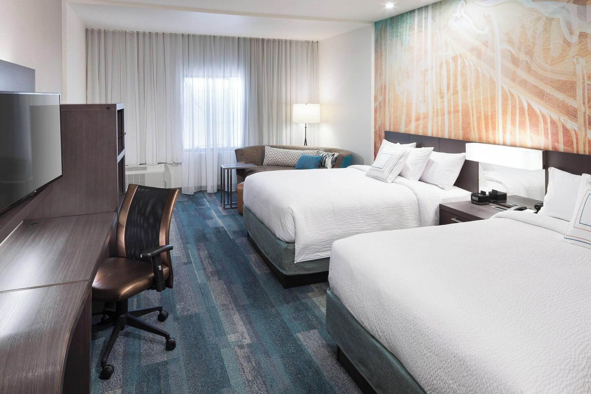 Double Two Queen Beds