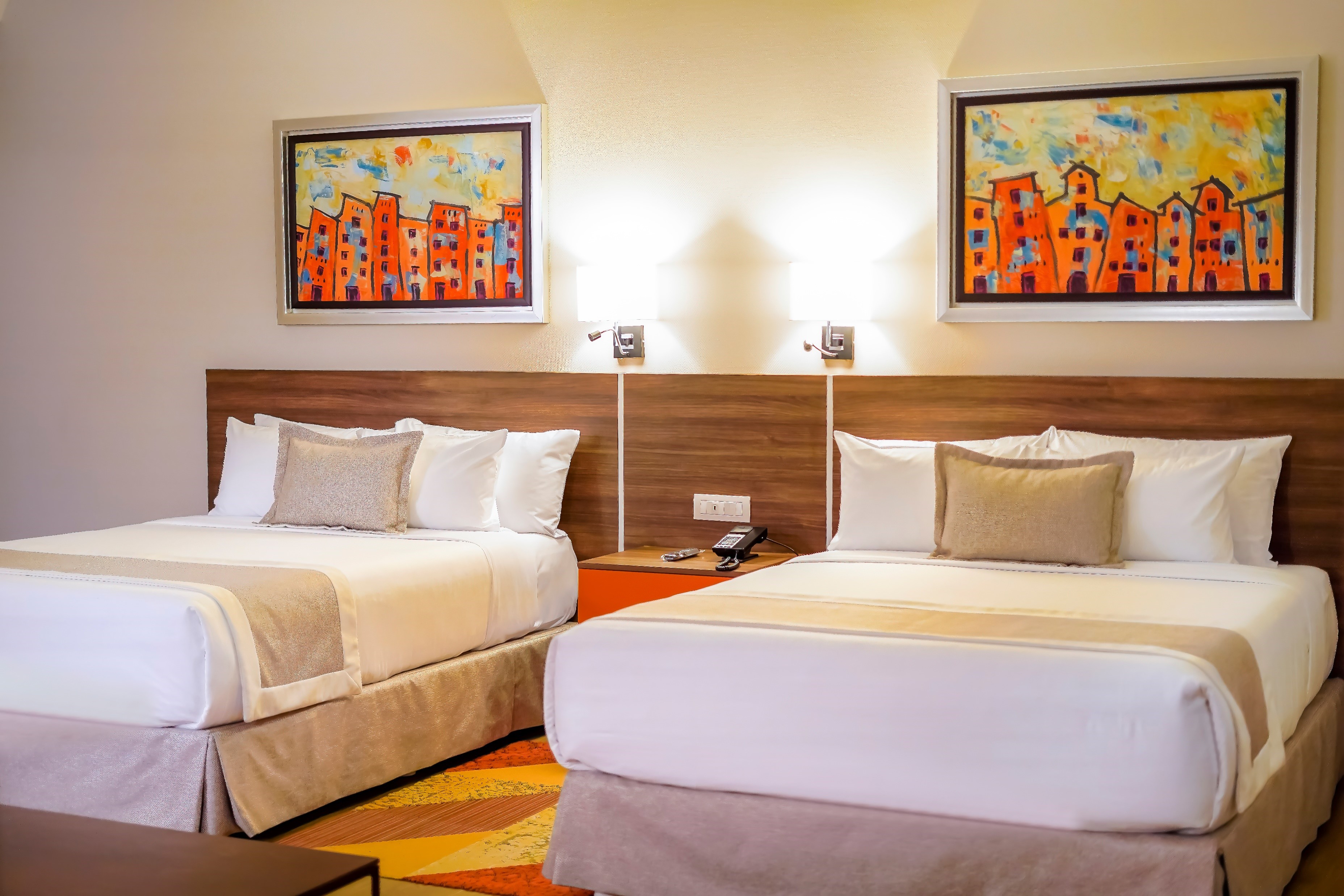 Suite Two Double Beds One Bedroom 