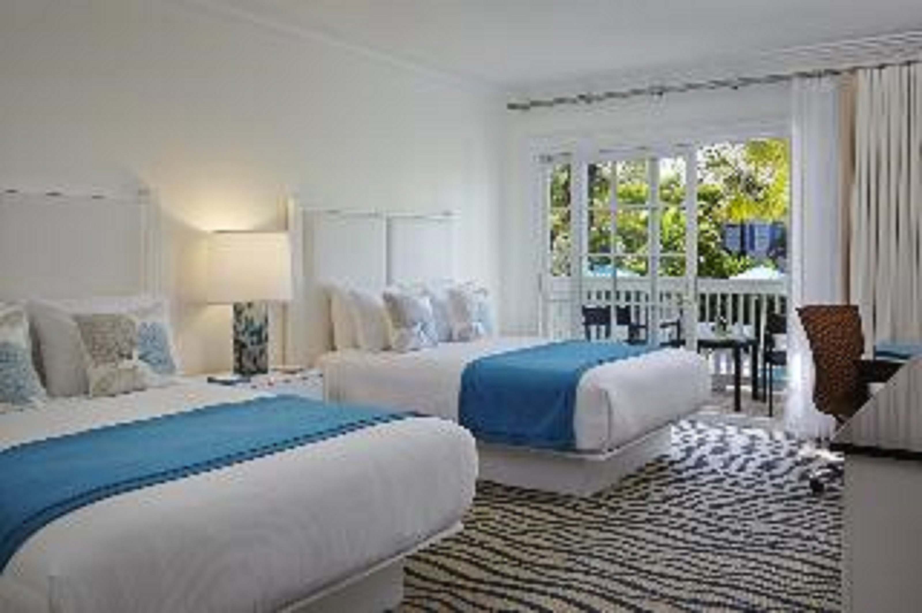 Room Pool View Two Double Beds