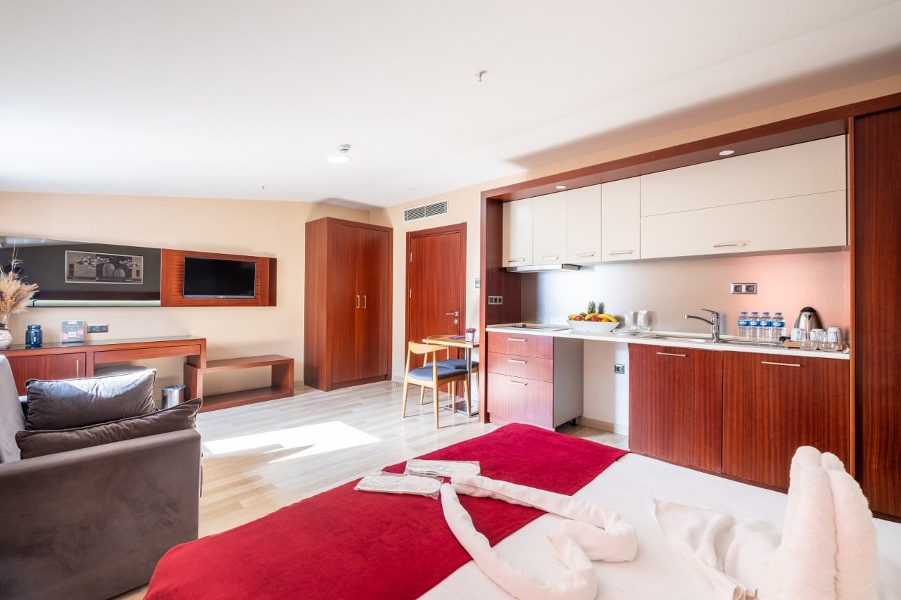 Family Room with Kitchenette