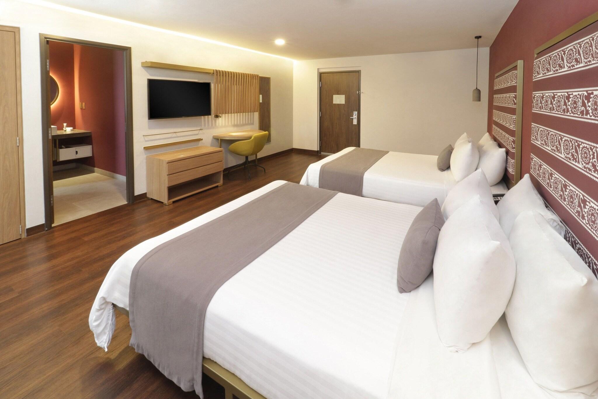 Double Two Queen Beds