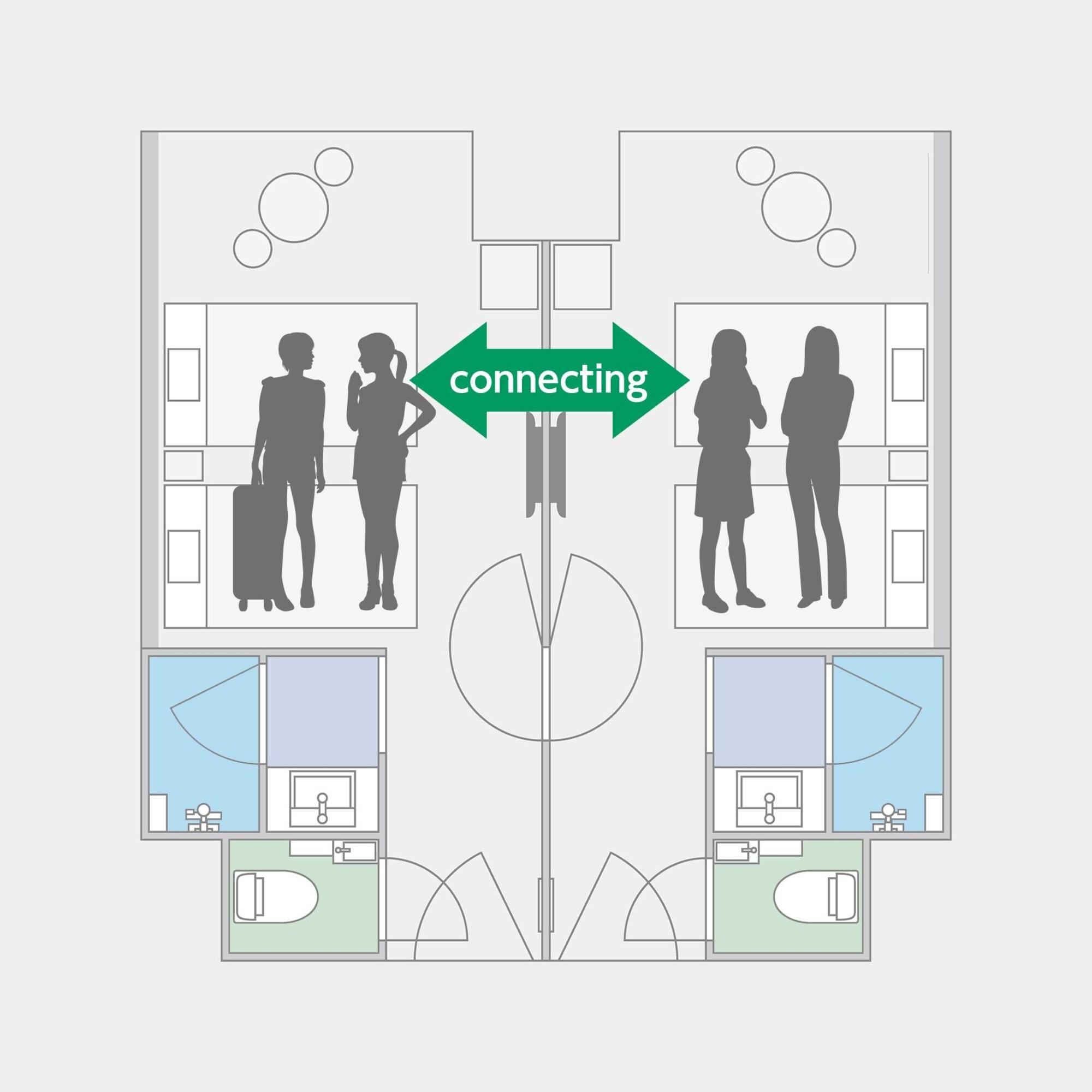 Quadruple Connecting Room
