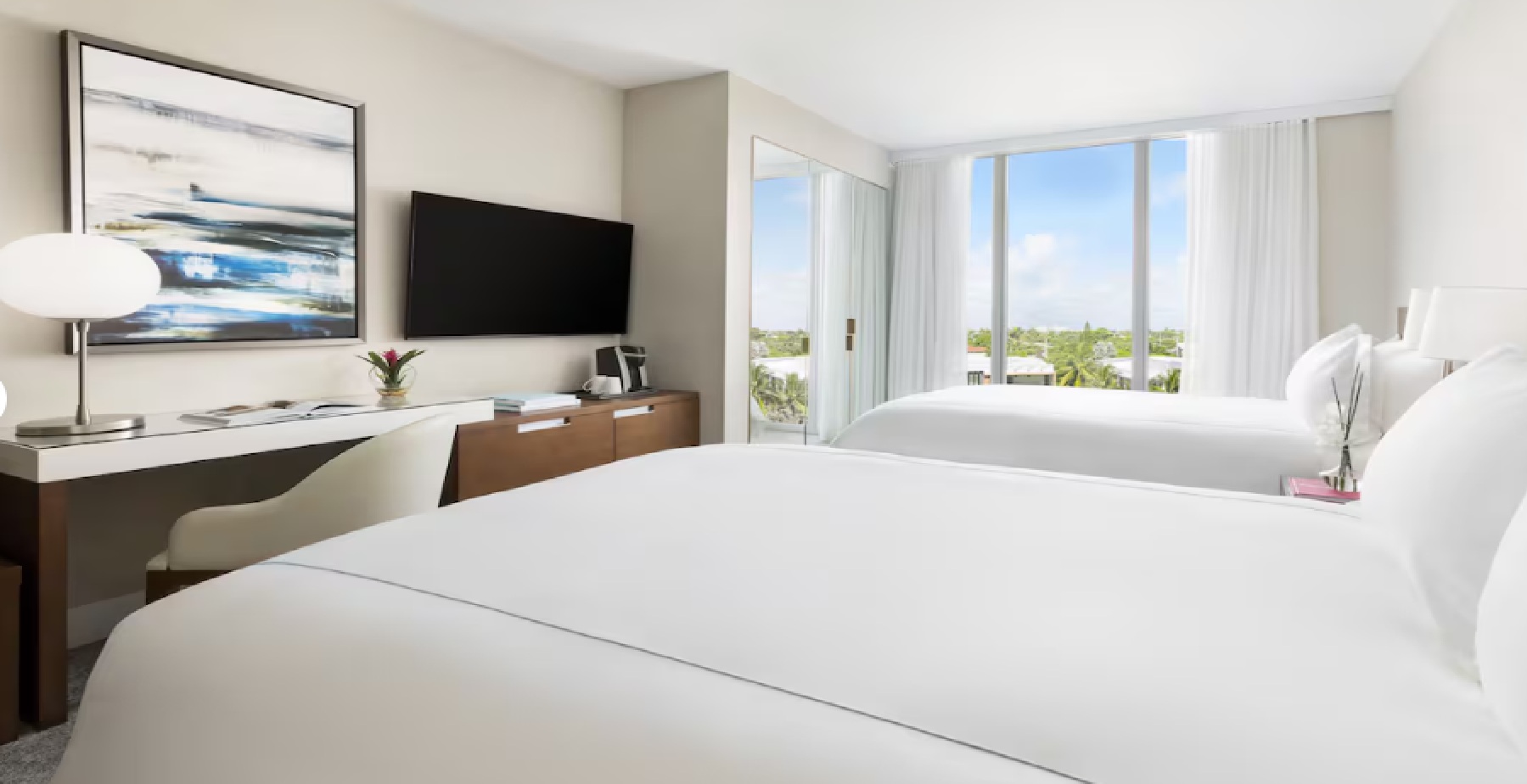 Double Queen Size Bed
