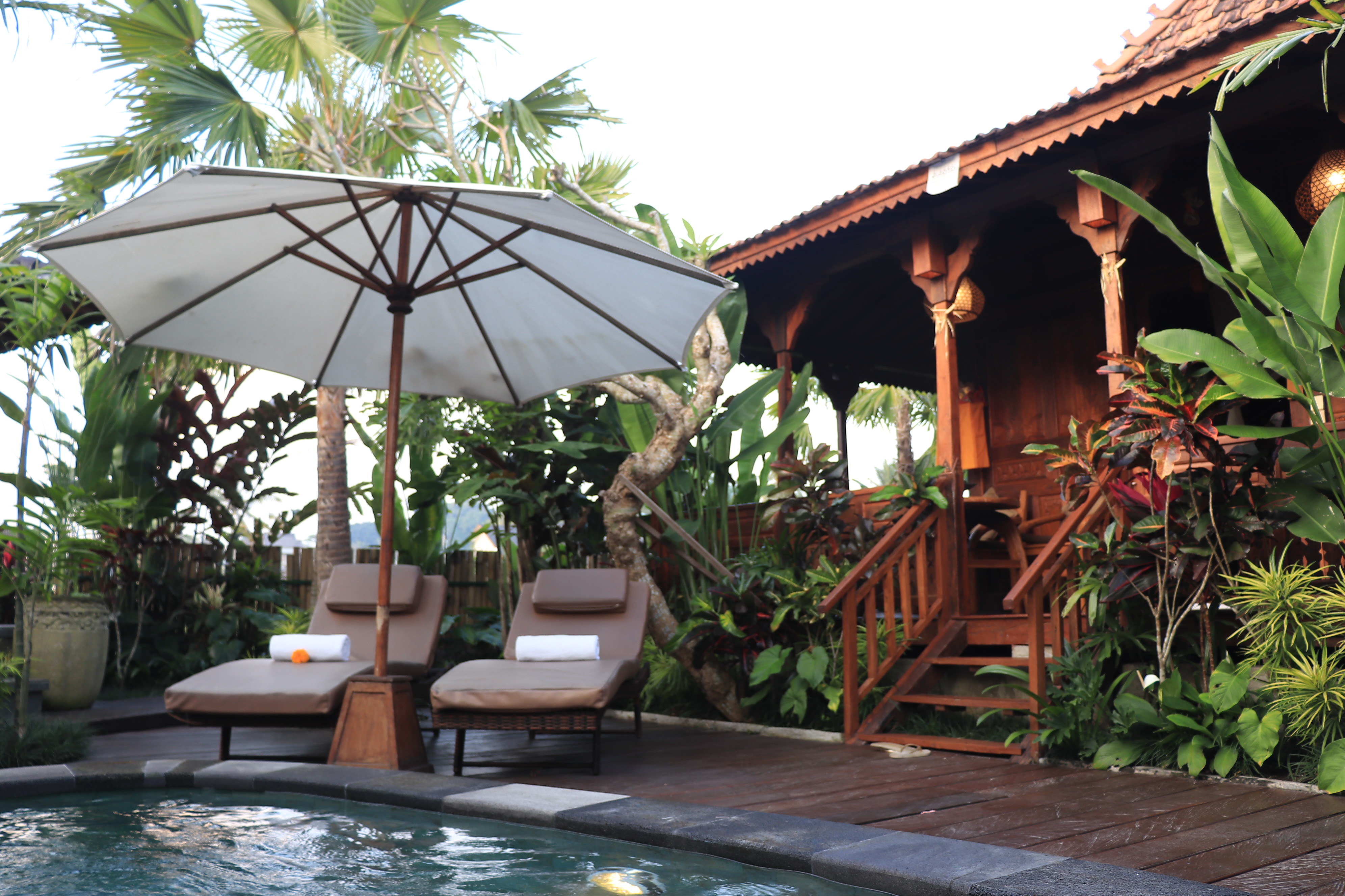 Family Room with Private Pool