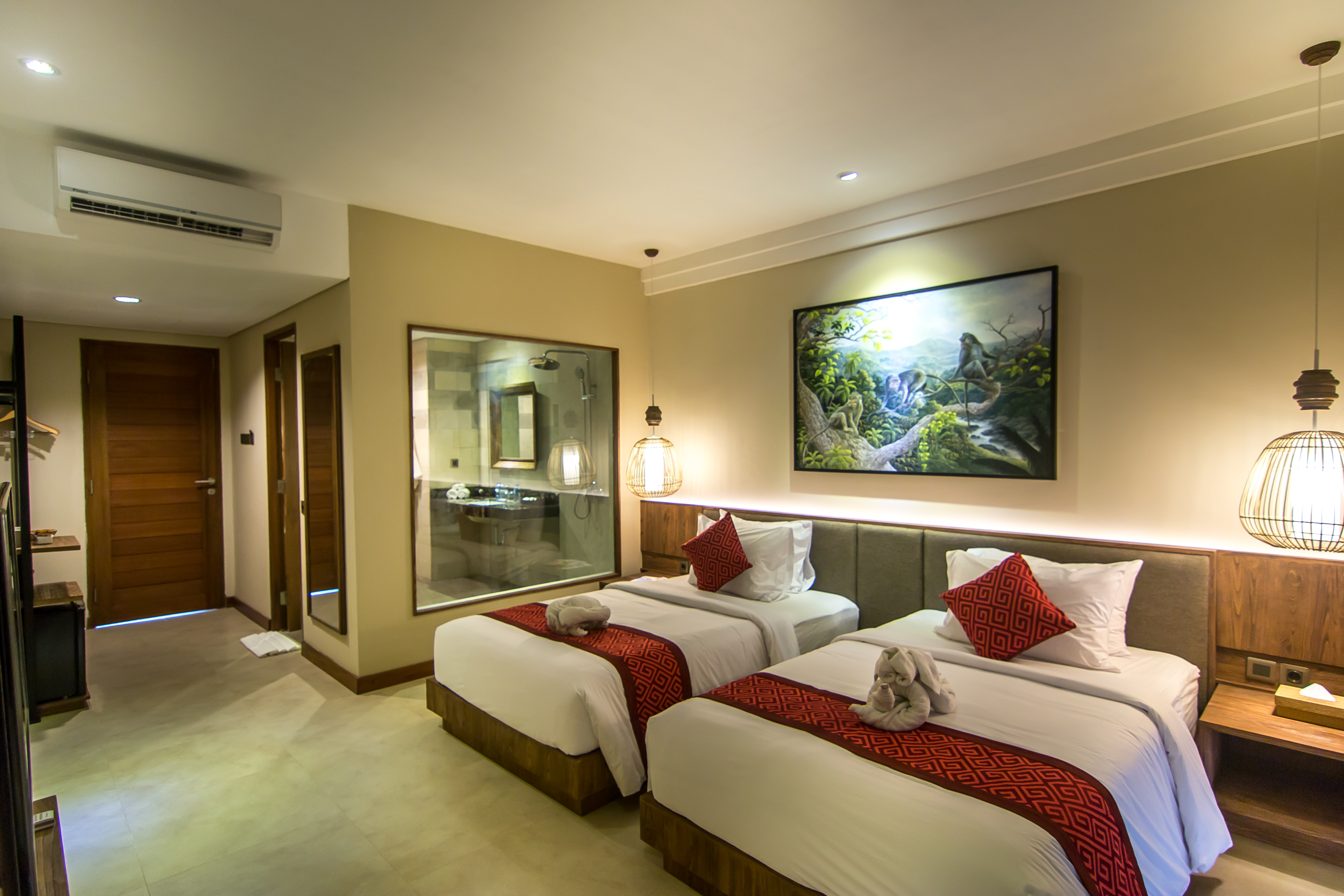 Double or Twin with Private Pool