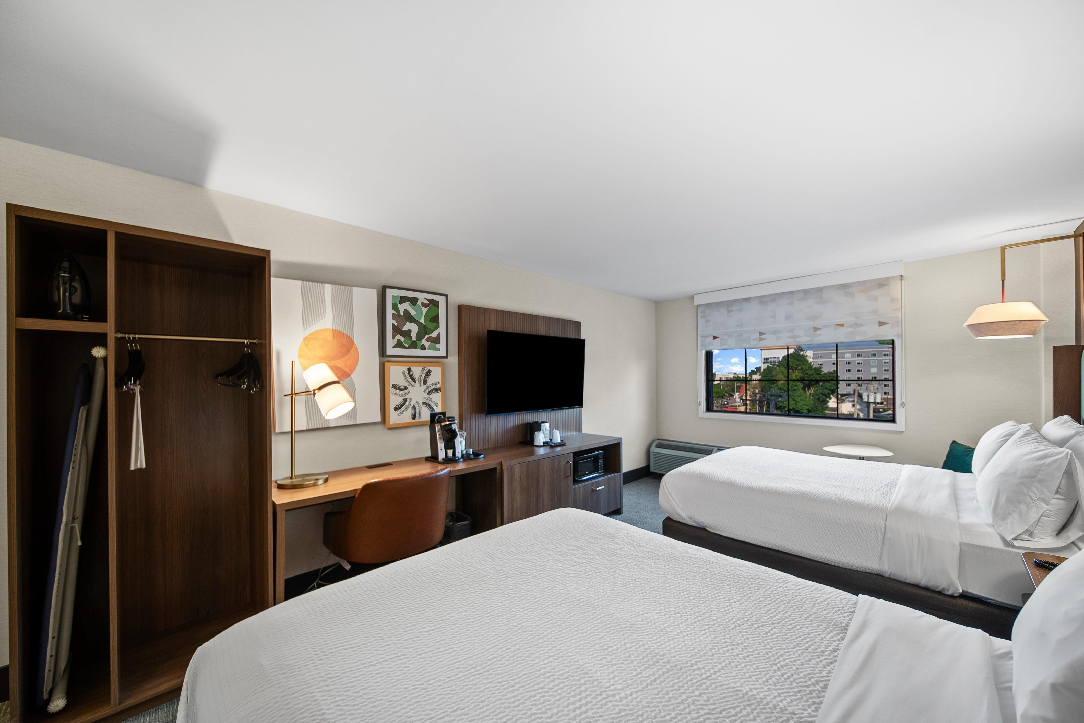 Double Two Queen Beds