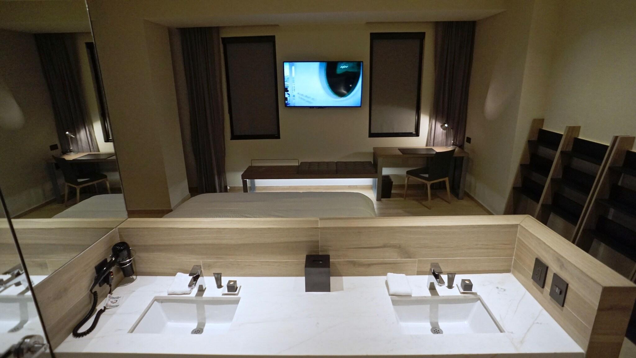 Quadruple City View Two Double Beds