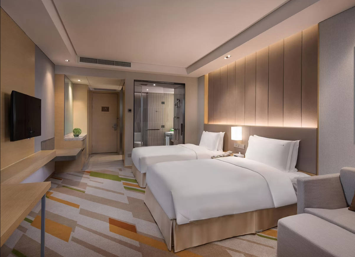 Twin Two Double Beds