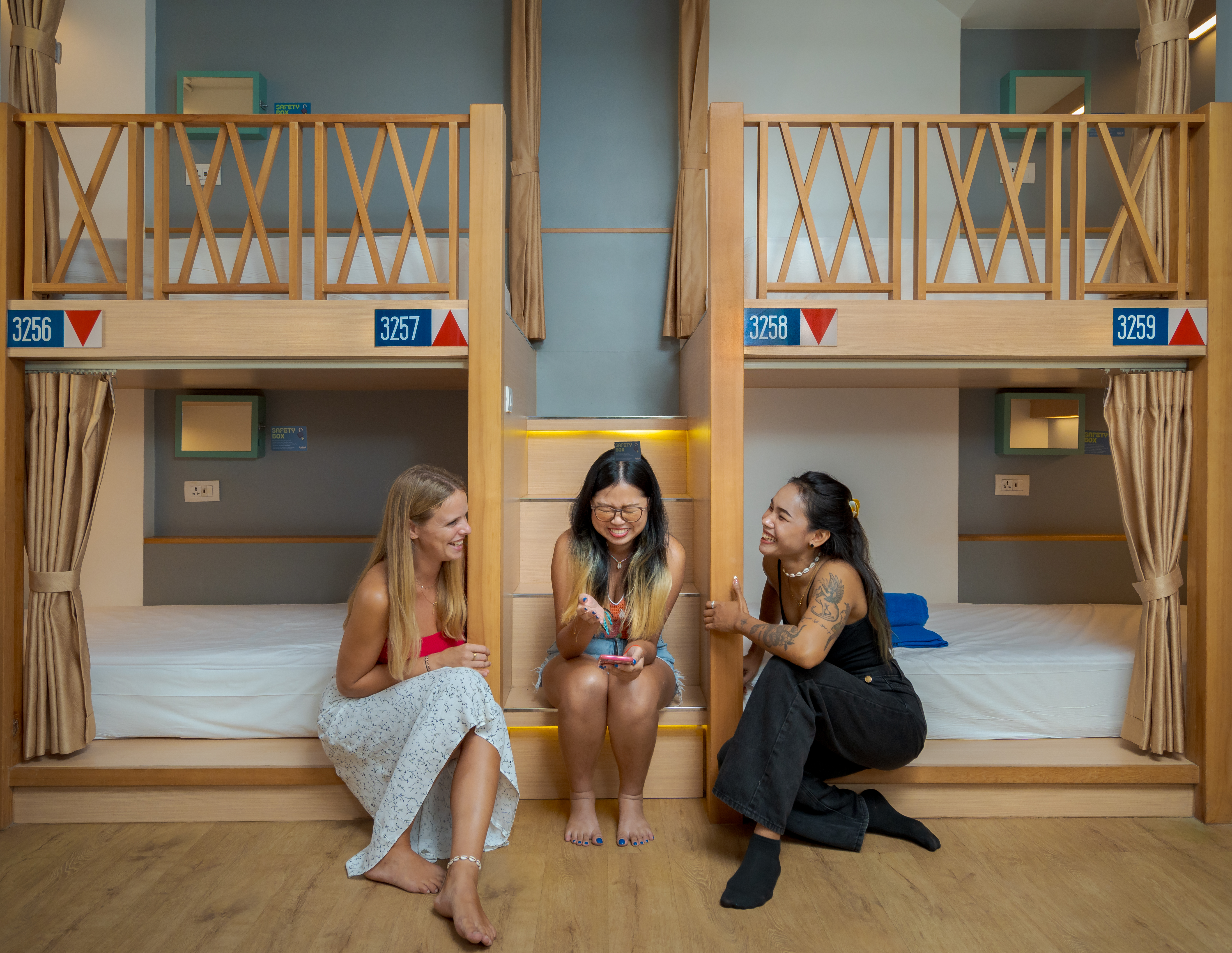 Bed in Dormitory Female Room