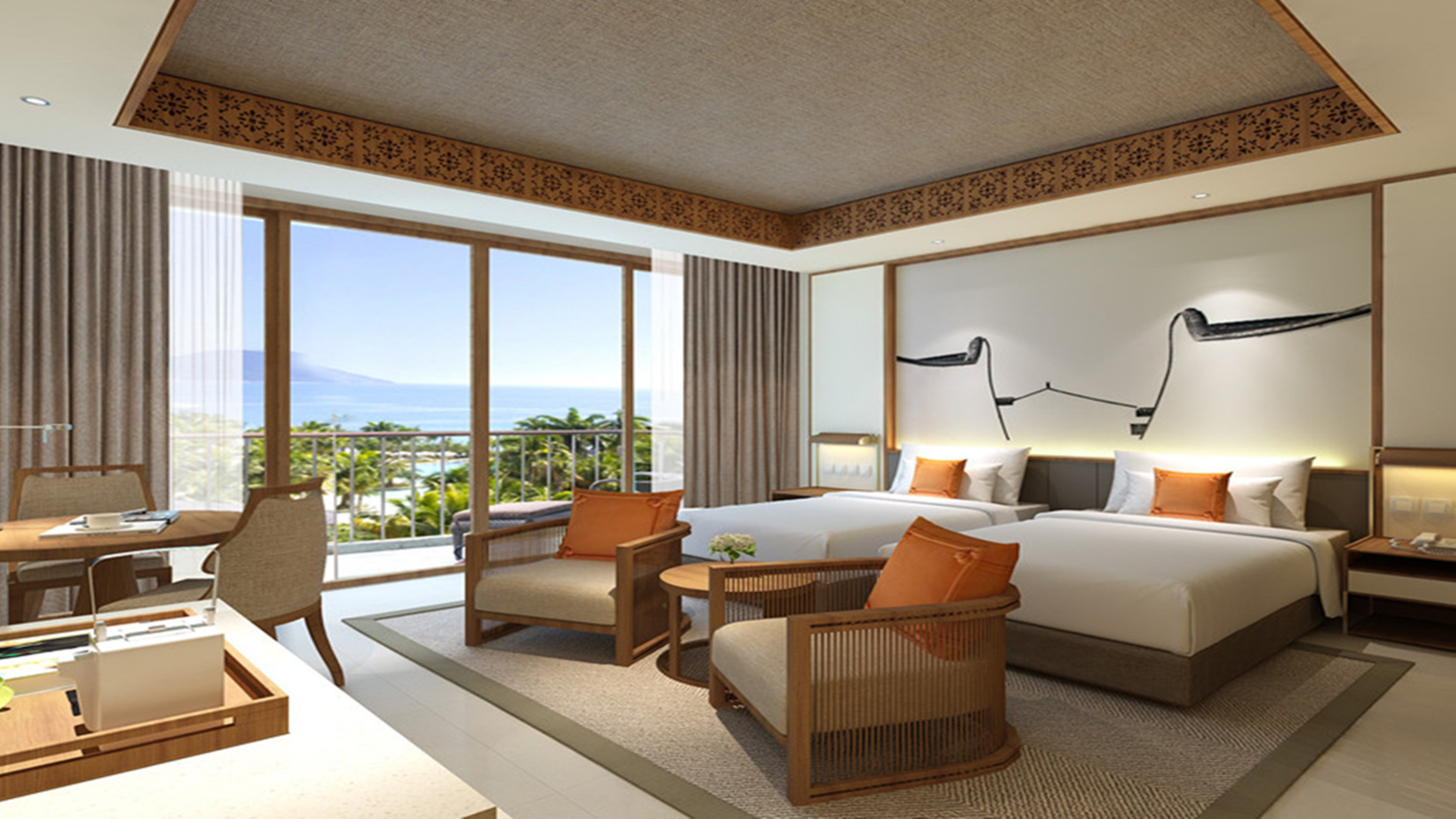 Double Sea View King Bed