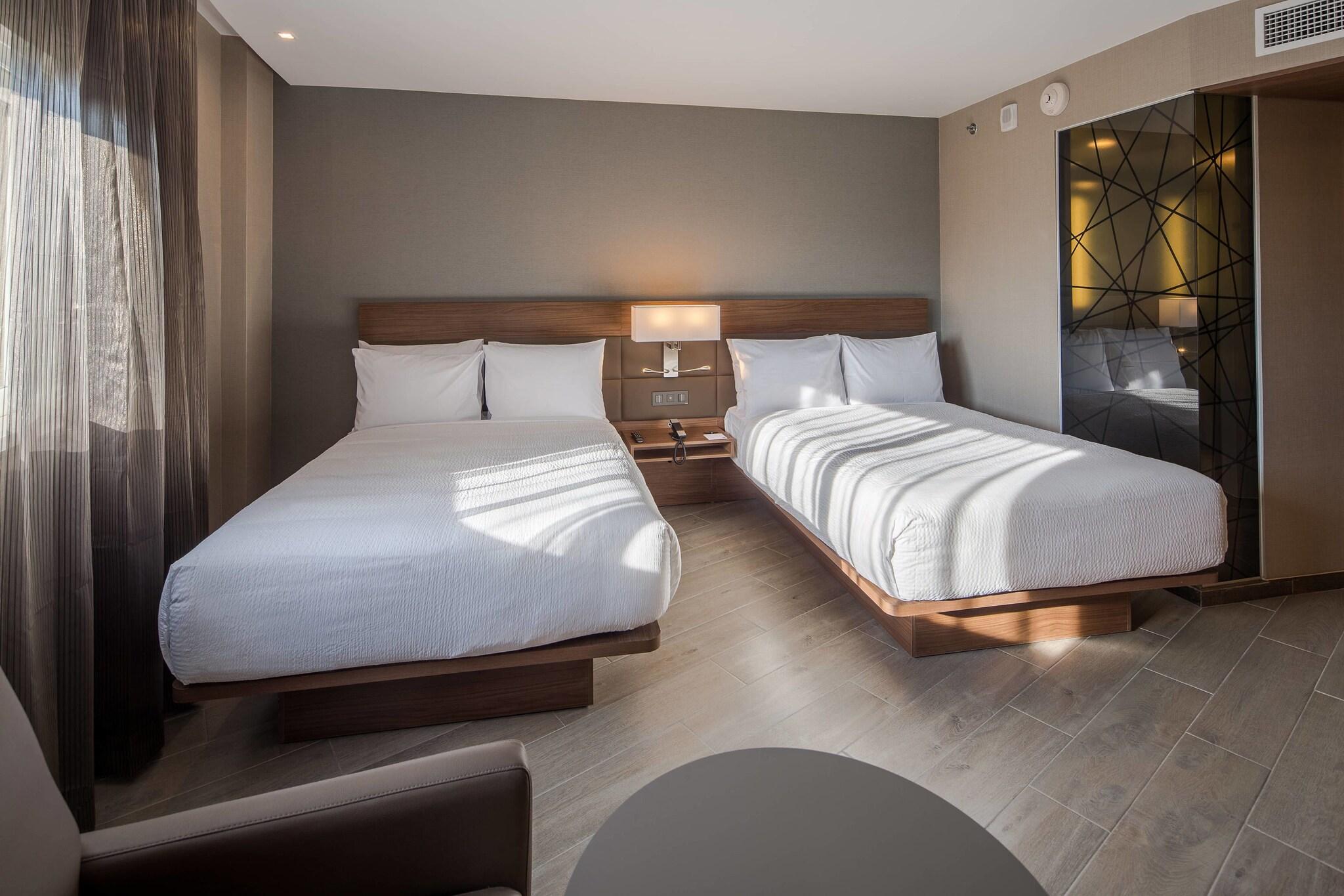 Quadruple City View Two Double Beds