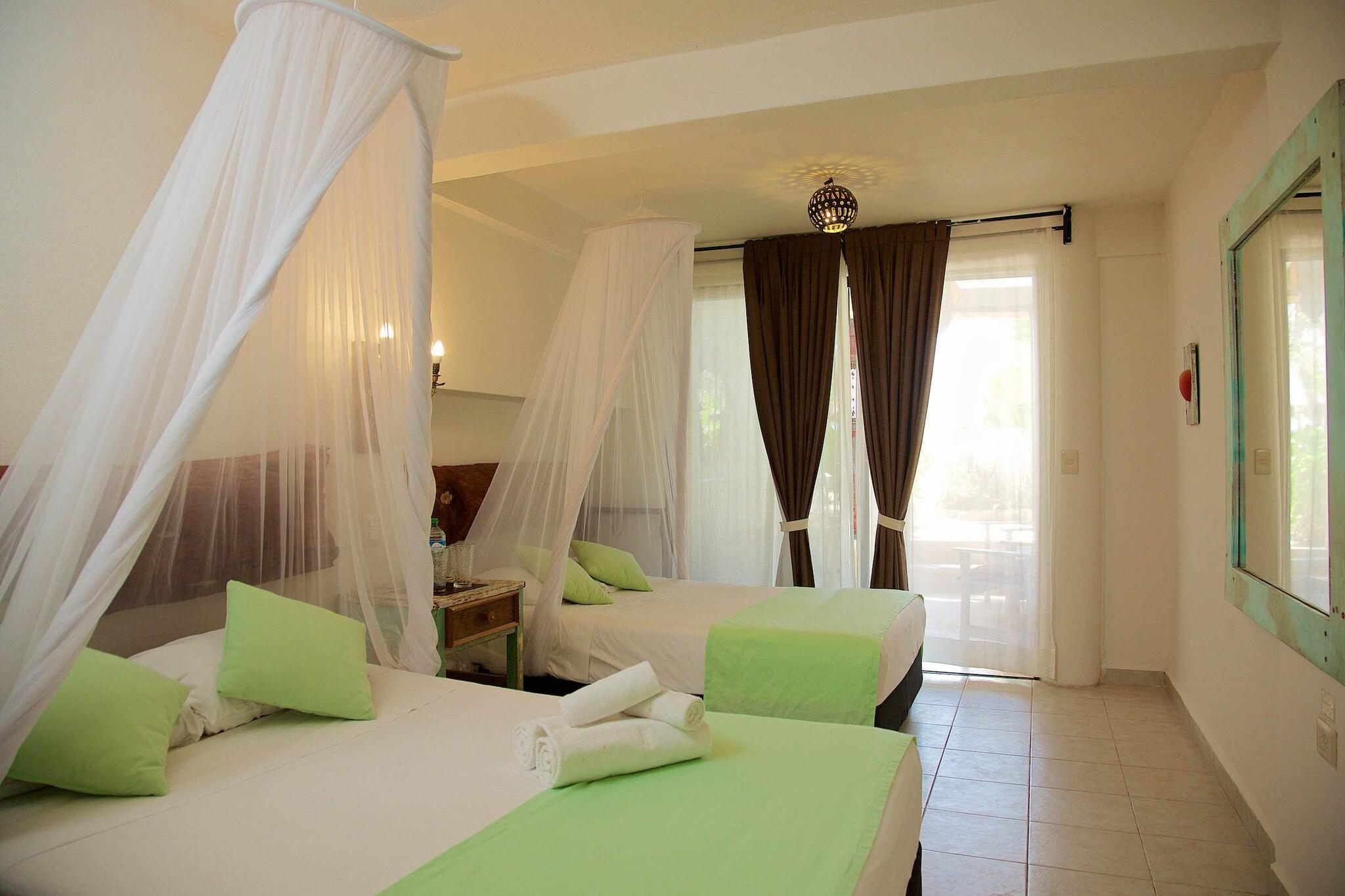 Double Two Queen Beds