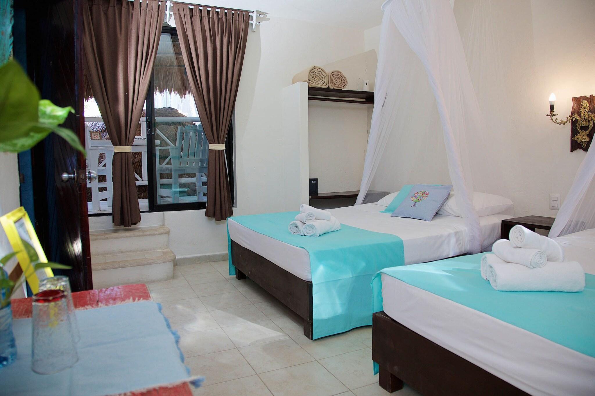 Double Two Queen Beds