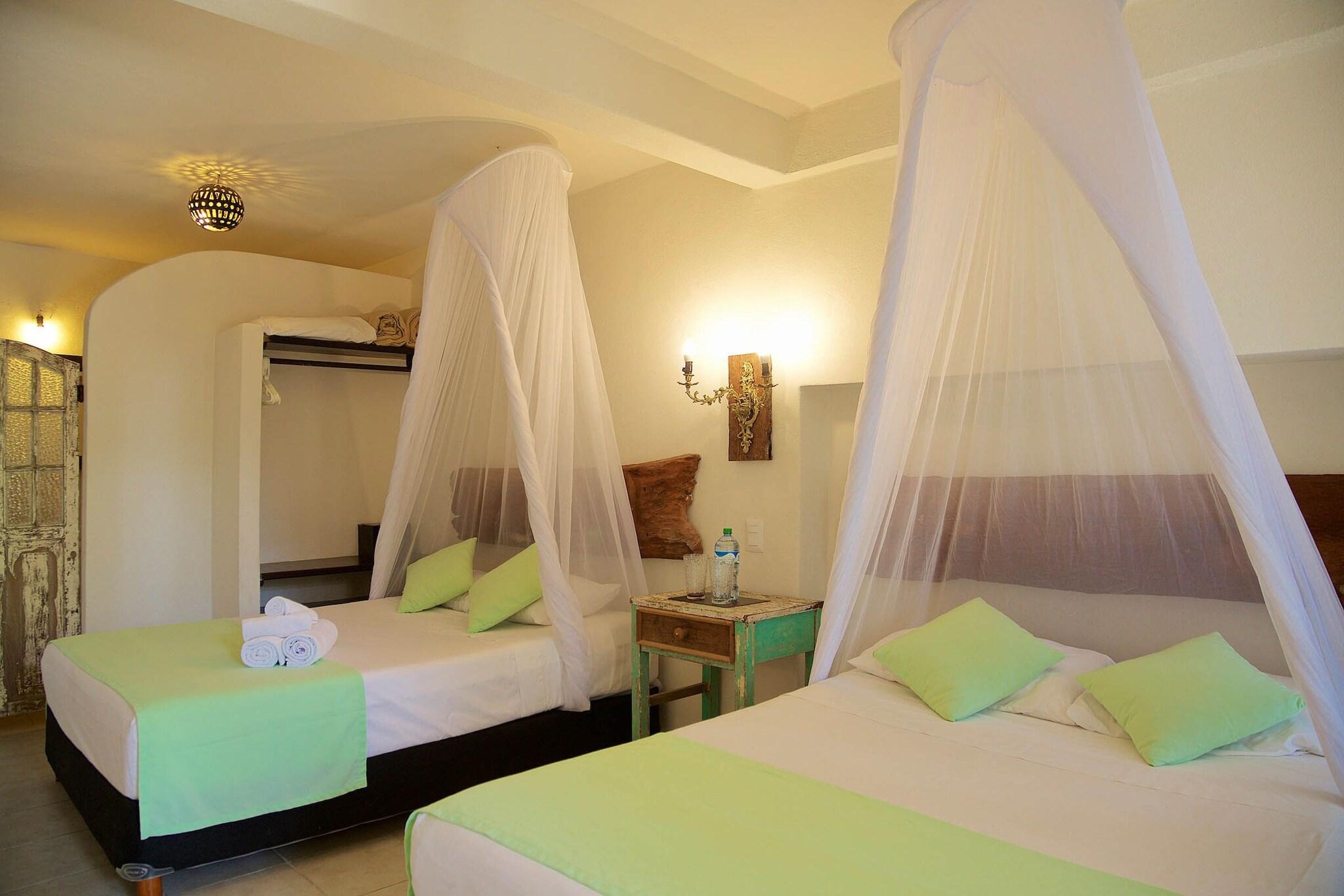 Double Two Queen Beds