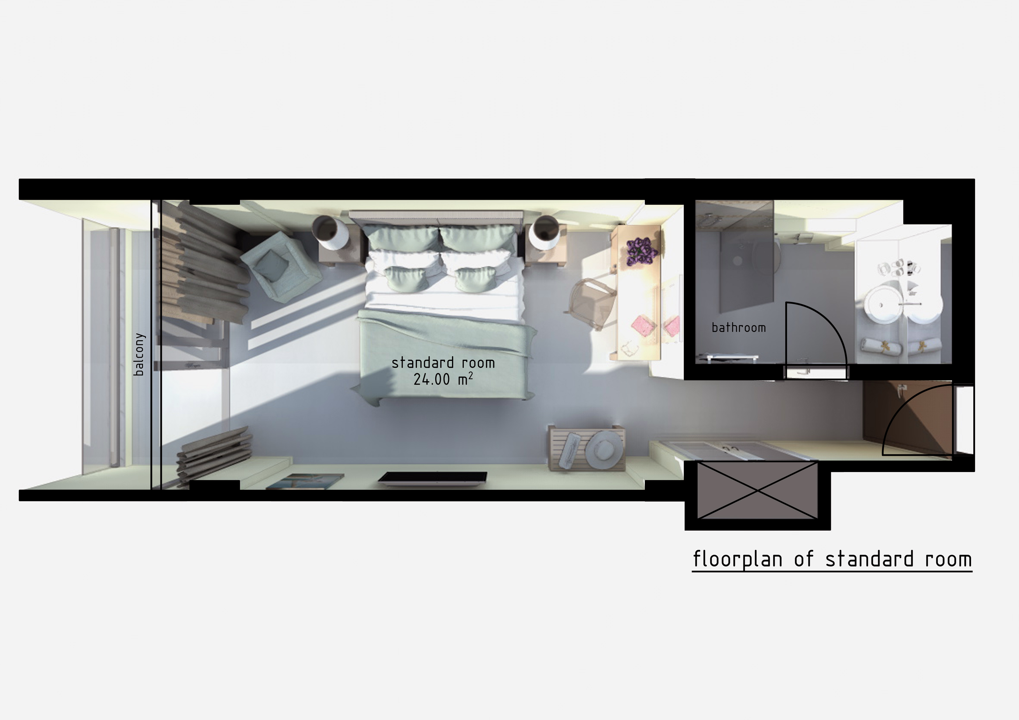 Double or Twin Superior Land View