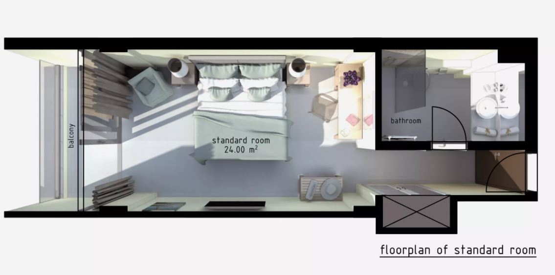 Double or Twin Superior Bay View