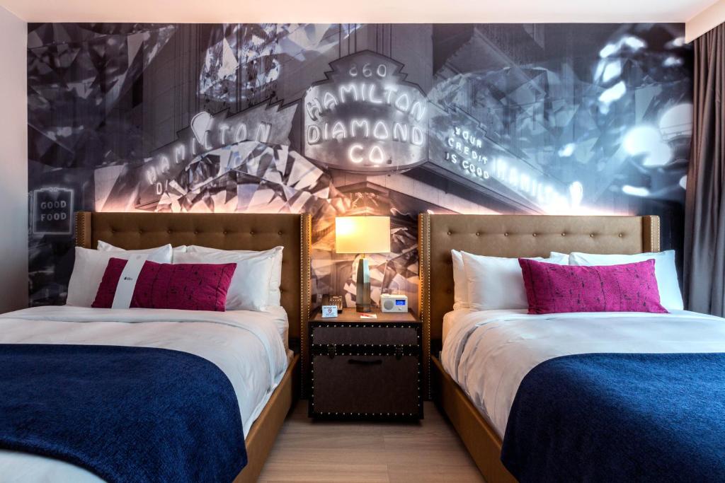 Double Two Queen Beds