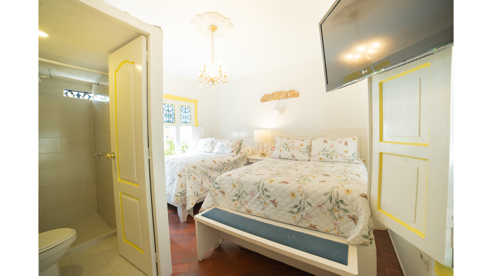 Quadruple Two Double Beds