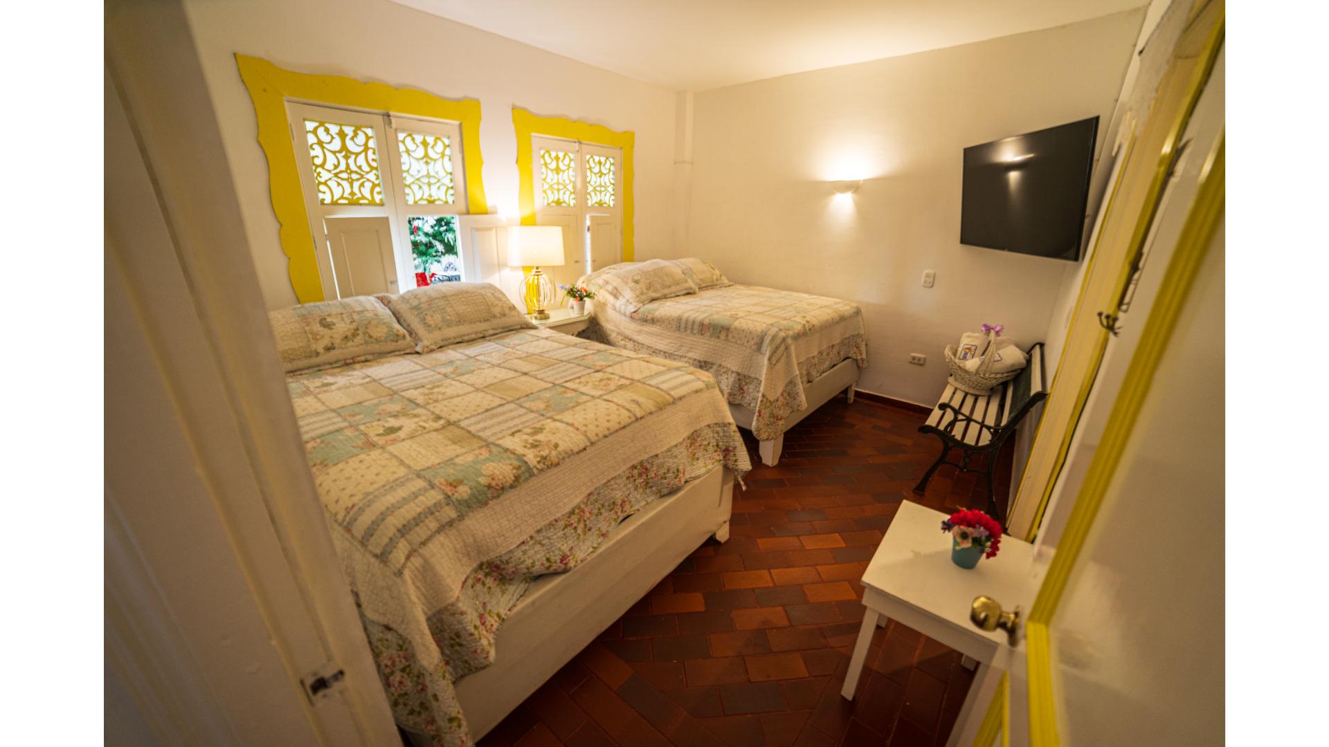 Quadruple Two Double Beds